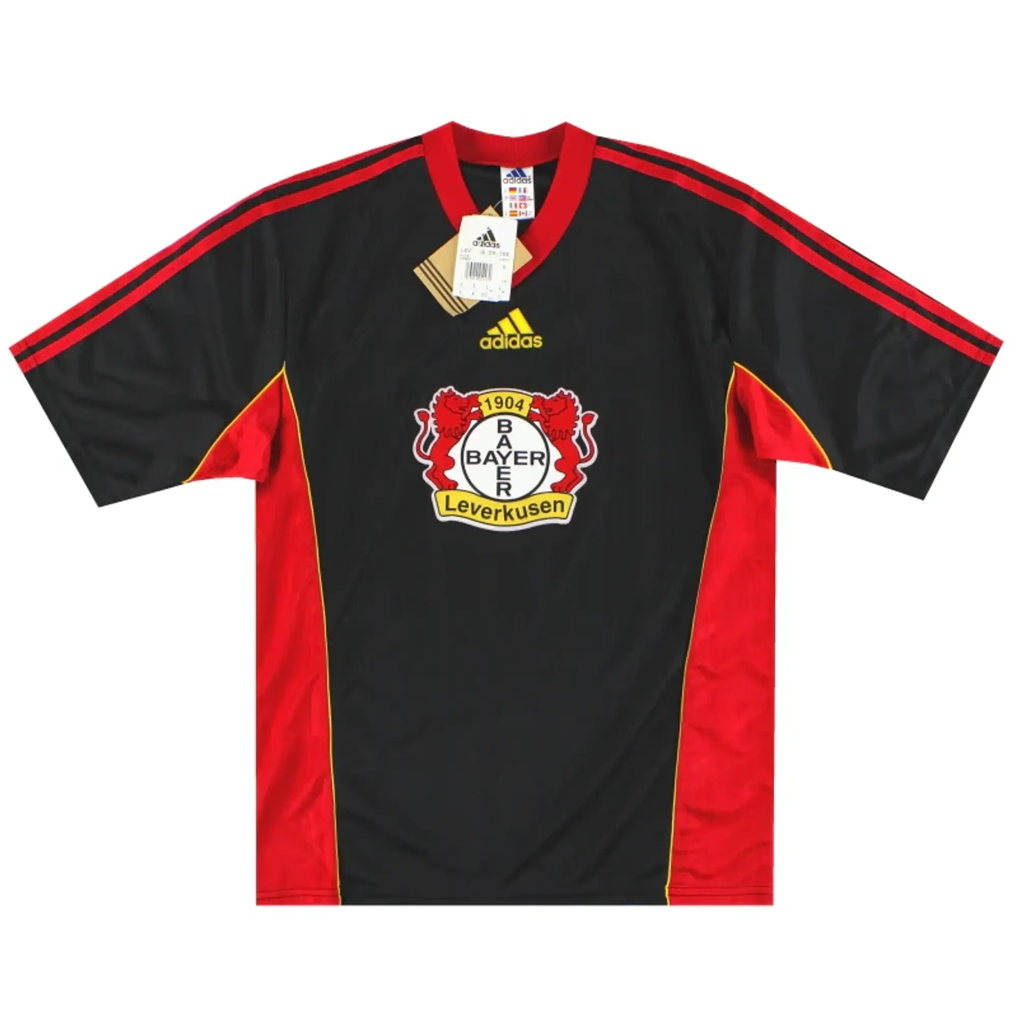 1998-99 Bayer Leverkusen adidas Training Shirt *w/tags* S - Bayer Leverkusen / w/tags / Small