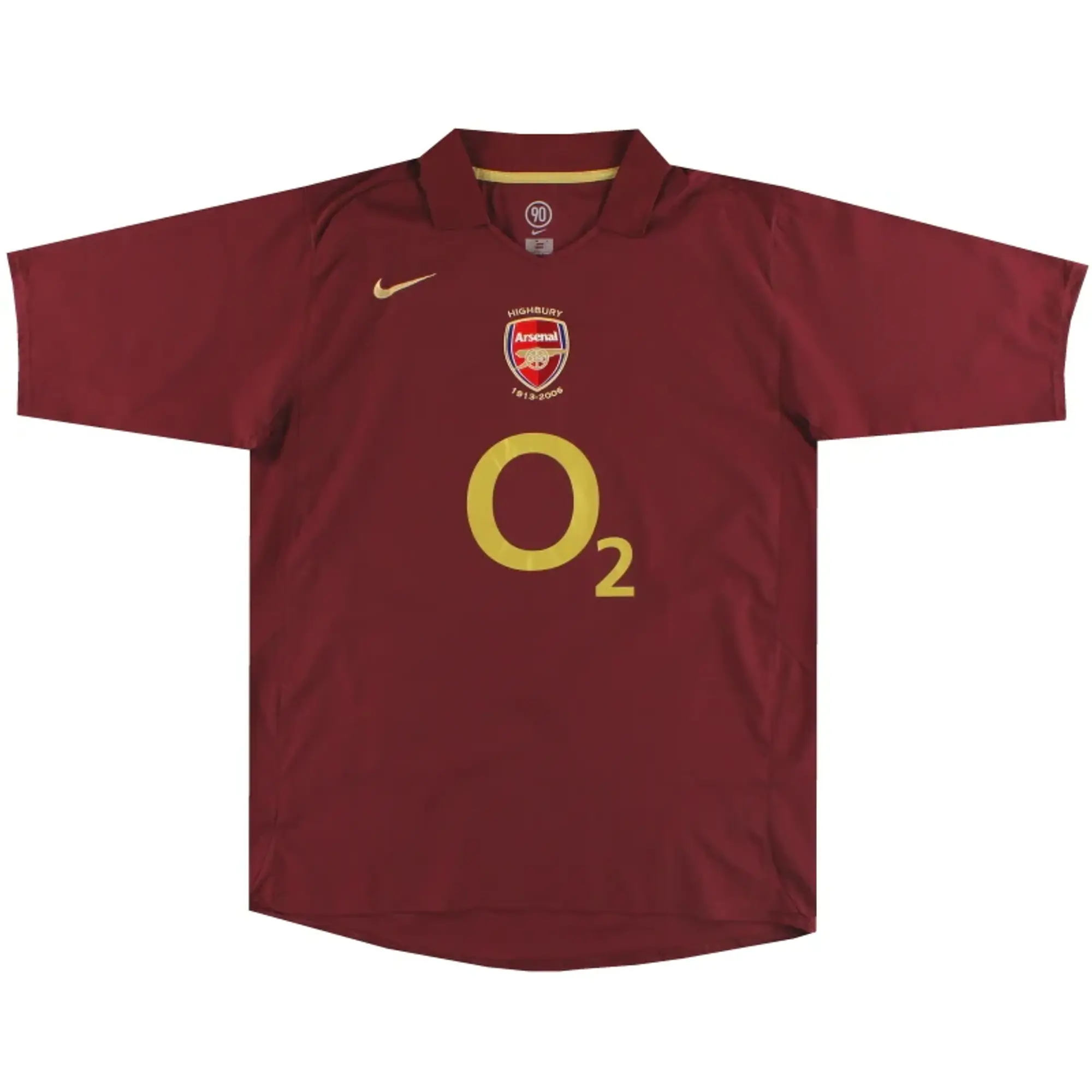 2005-06 Arsenal Nike Commemorative Highbury Home Shirt XXL - Arsenal / Excellent / XXL
