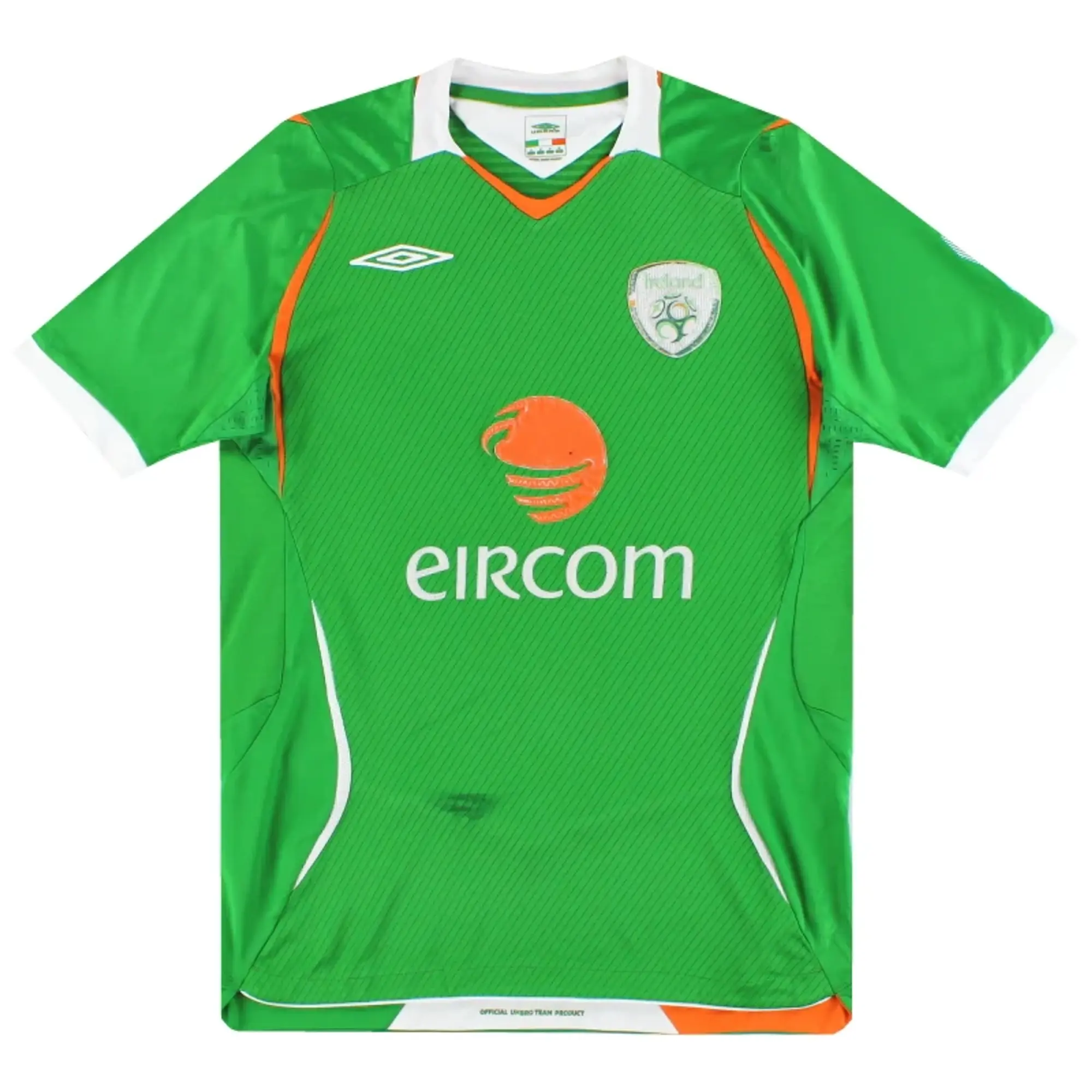 2008-10 Ireland Umbro Home Shirt S - Ireland / Very Good / Small