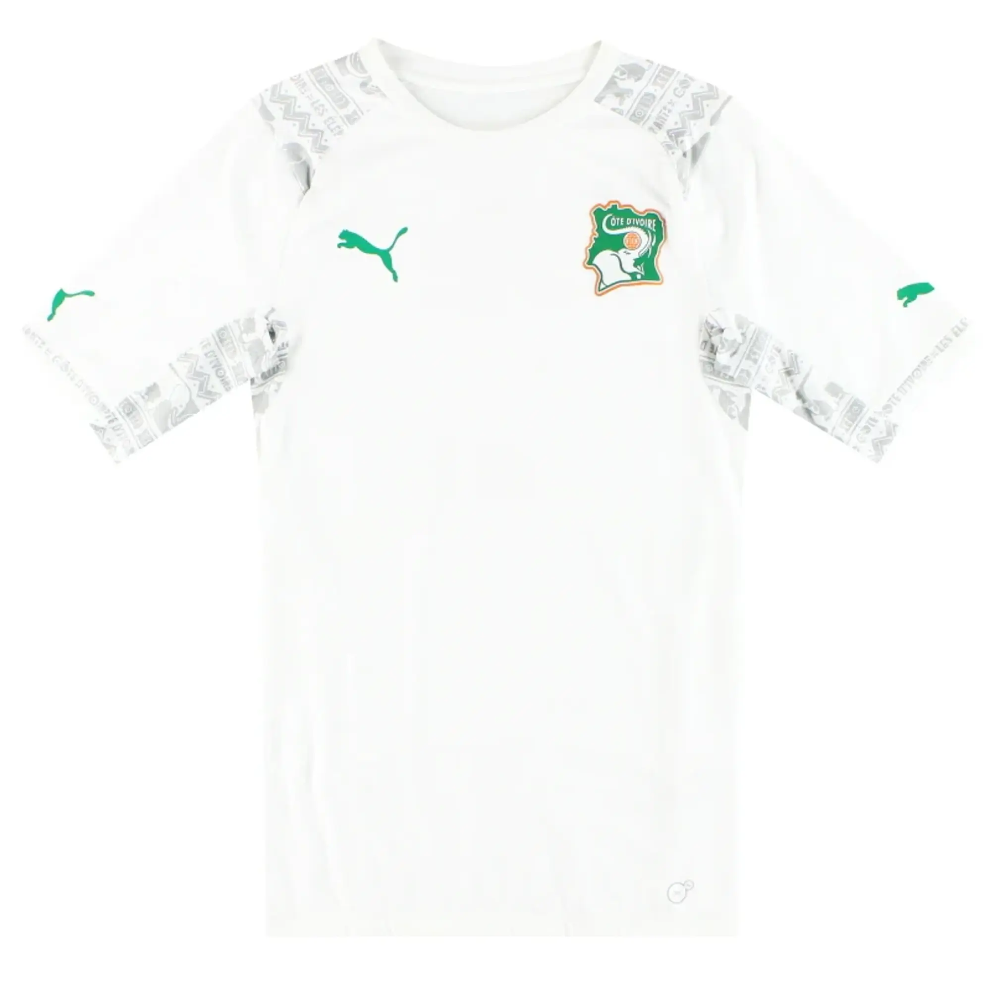 2014-17 Ivory Coast Puma Player Issue Third Shirt *As New* L - African / As New / Large