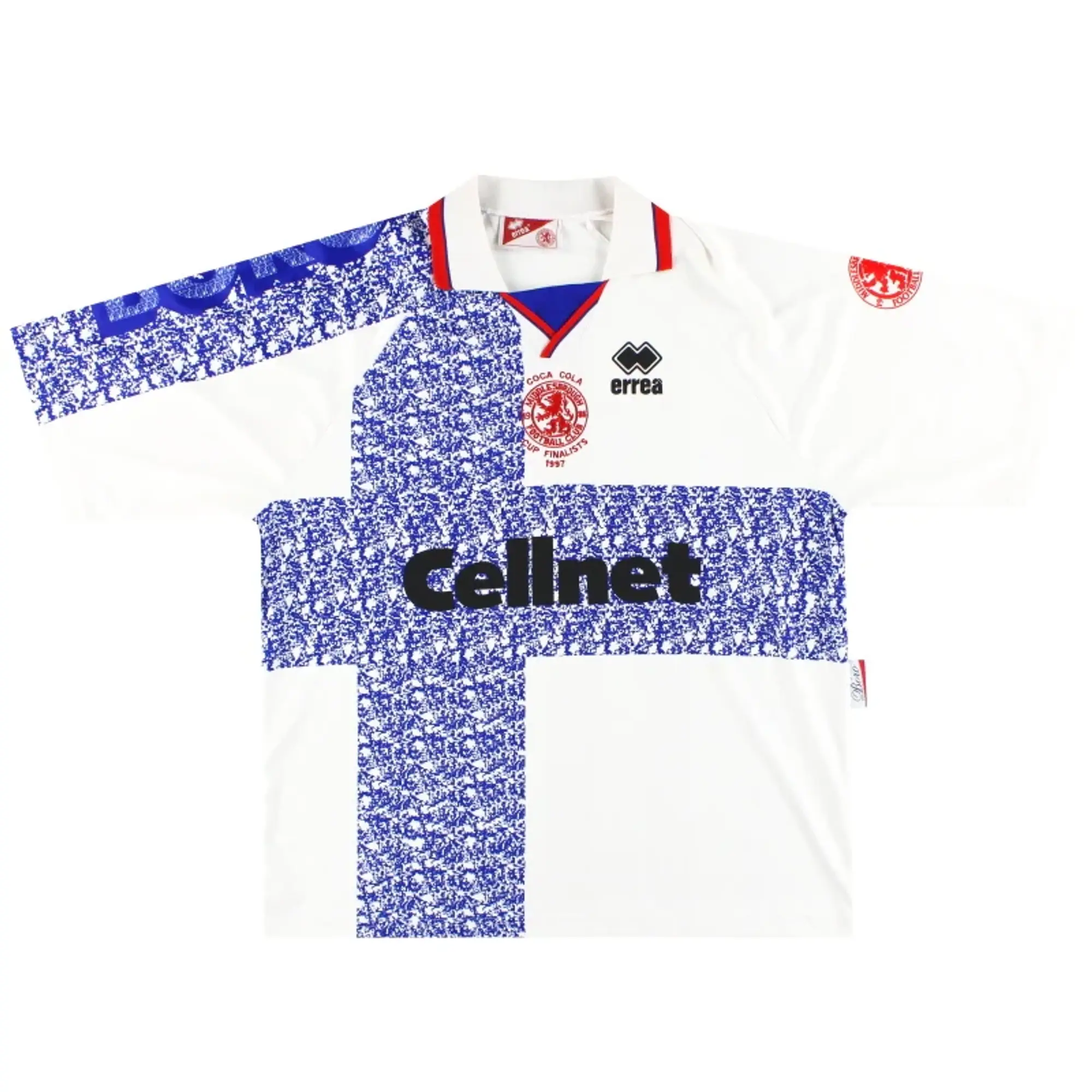 1996-97 Middlesbrough Errea 'Cup Finalists' Away Shirt XXL - Middlesbrough / Excellent / XXL