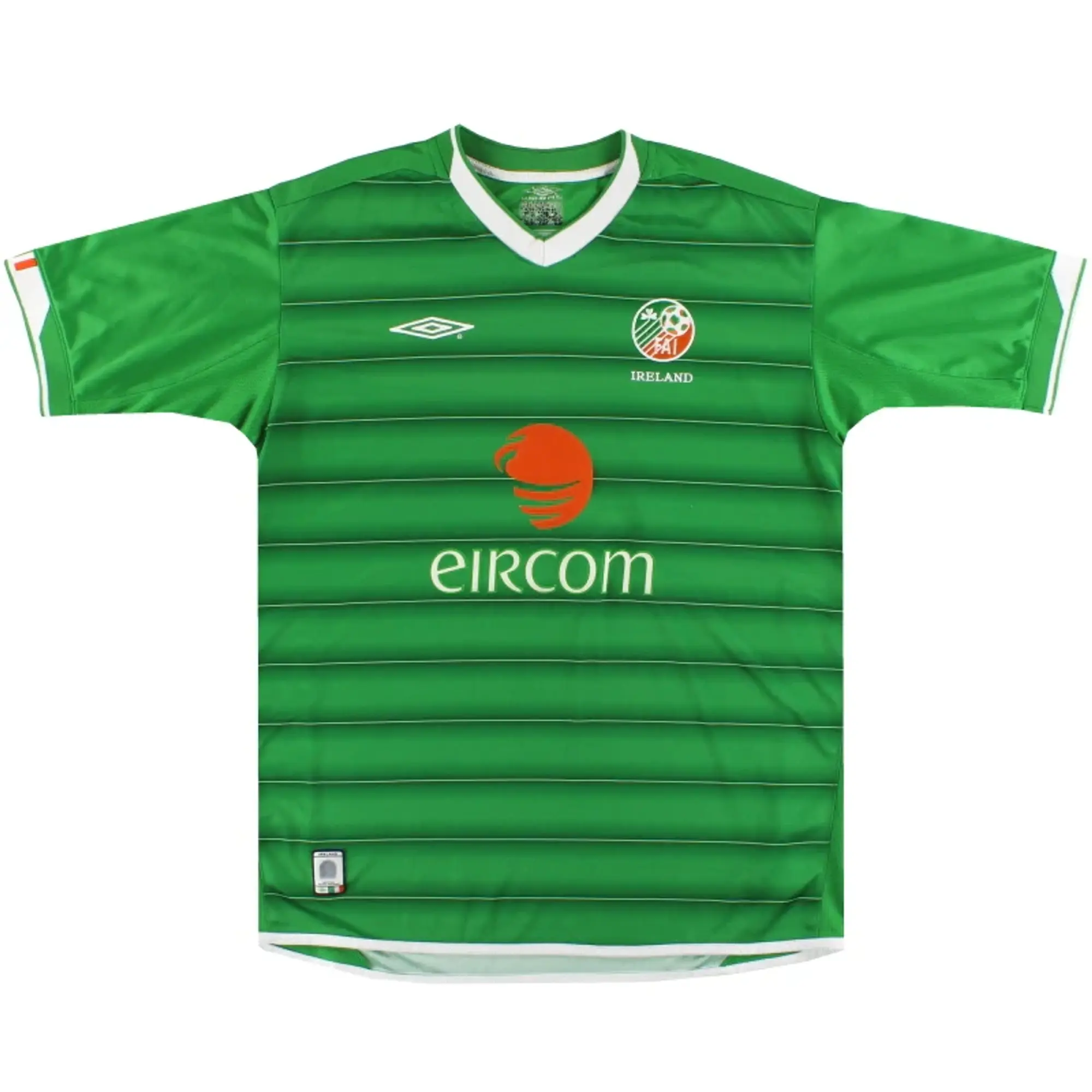2003-04 Ireland Umbro Home Shirt M.Boys - Ireland / Excellent / Youth
