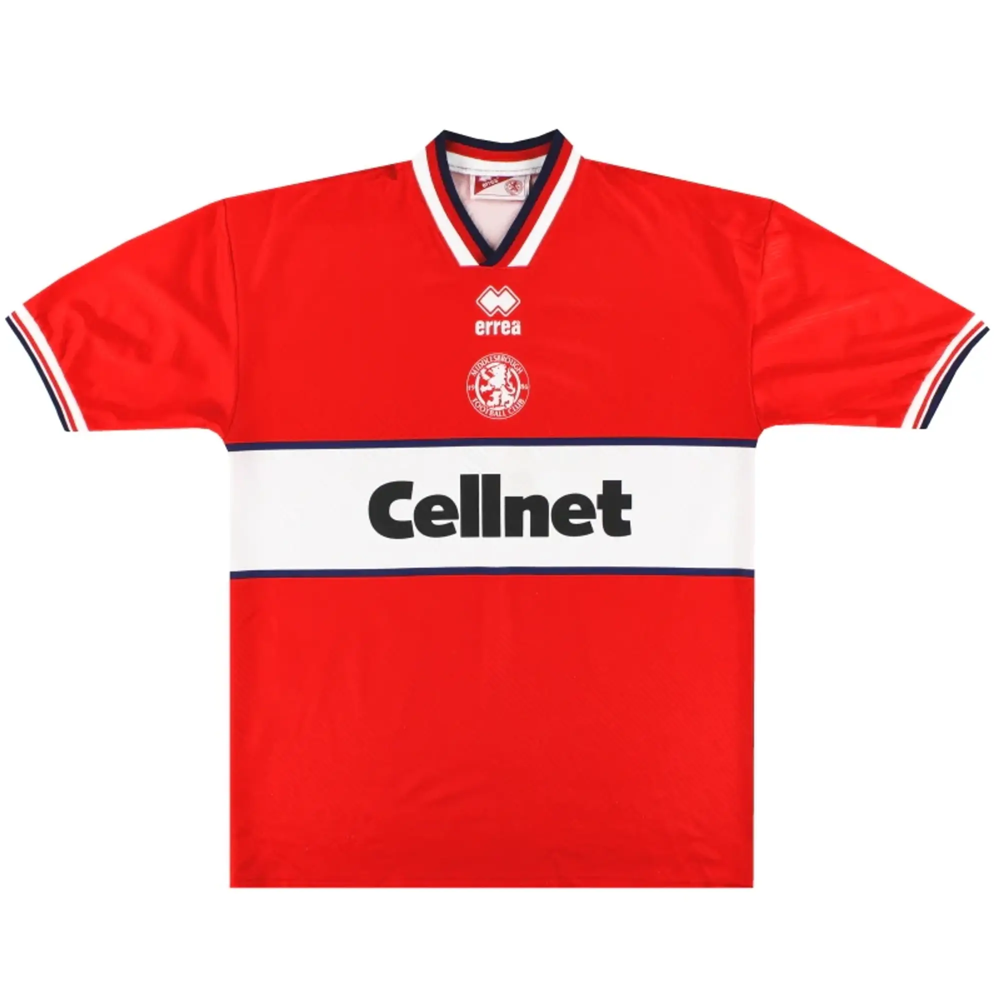 1997-98 Middlesbrough Errea Home Shirt XL - Middlesbrough / Excellent / XL