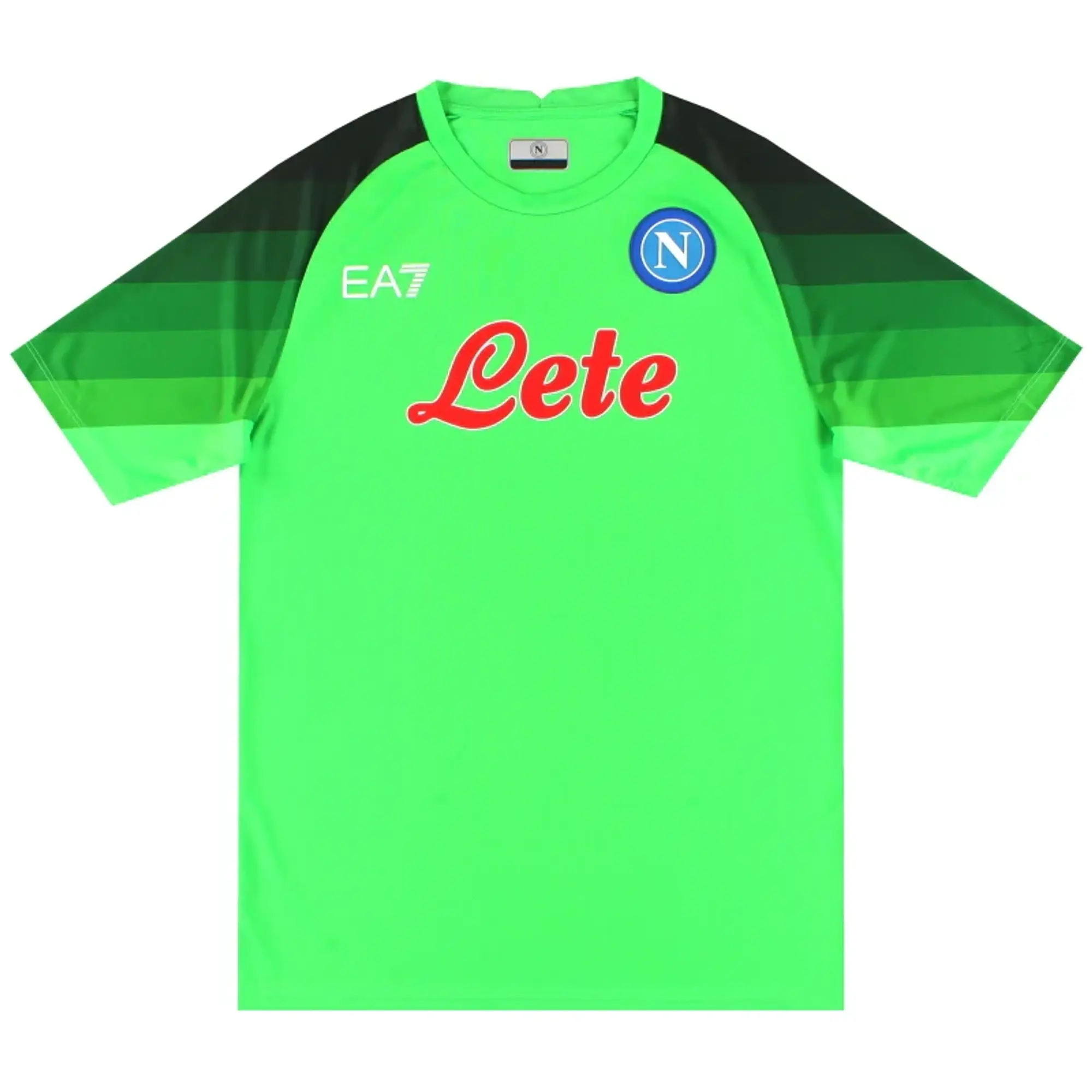 2022-23 Napoli EA7 European Goalkeeper Shirt *As New* - Napoli / As New / XL
