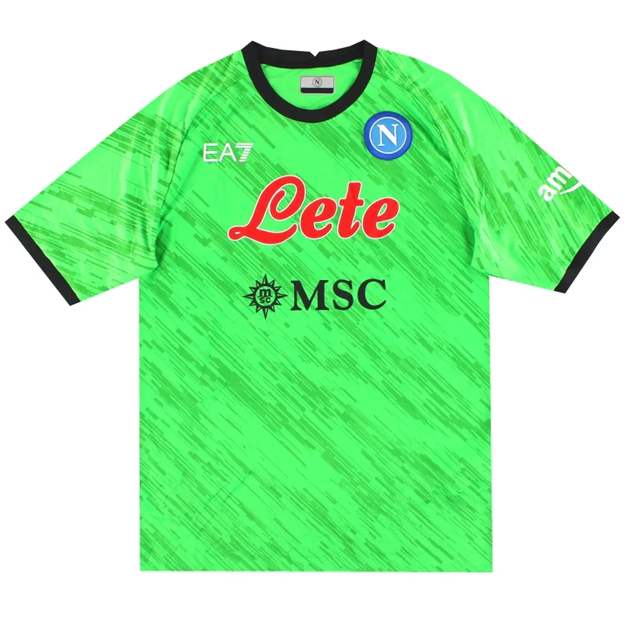 2022-23 Napoli EA7 Goalkeeper Shirt *As New* - Napoli / As New / Small