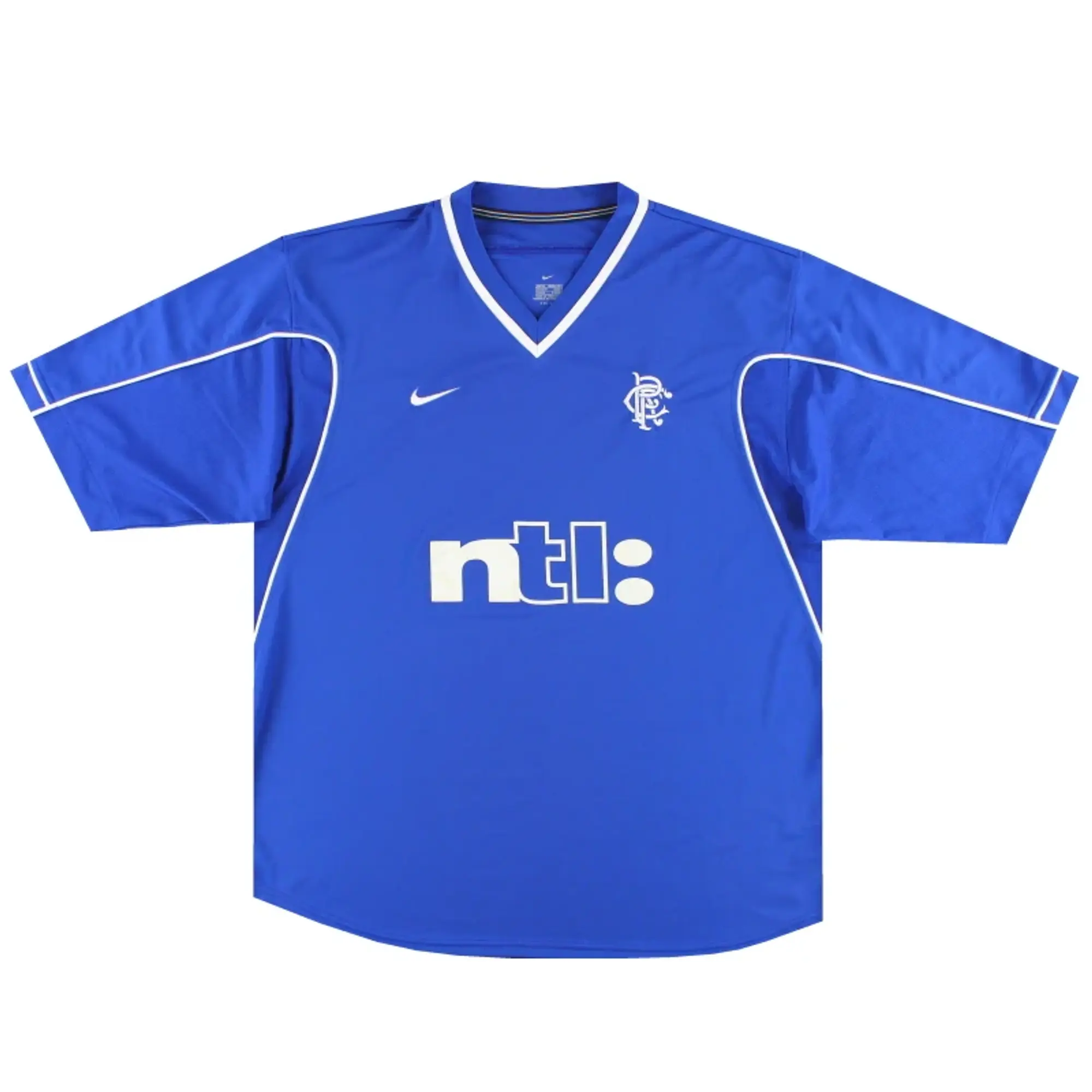 1999-01 Rangers Nike Player Issue Home Shirt XL - Rangers / Excellent / XL