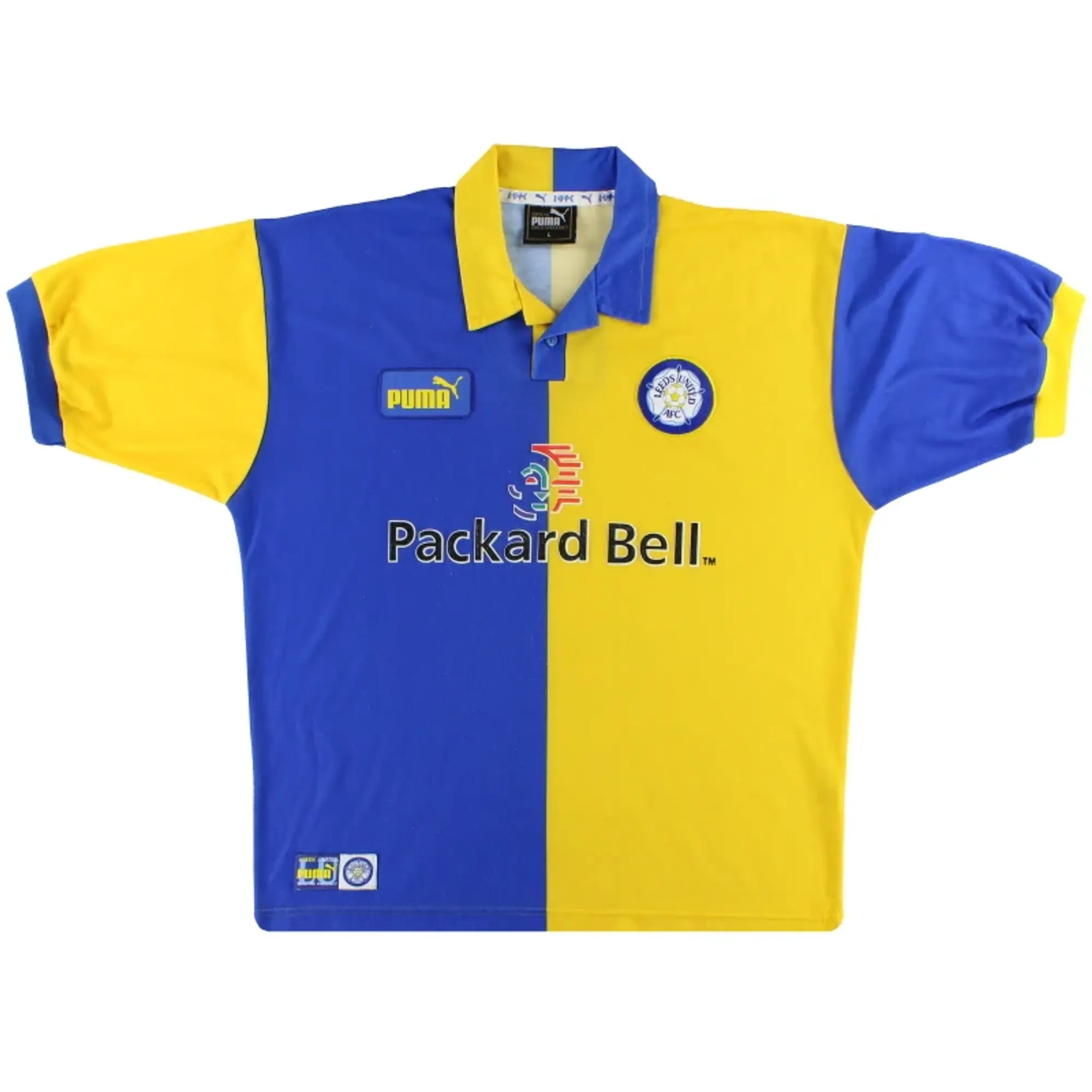 1997-99 Leeds Puma Away Shirt L - Leeds / Excellent / Large