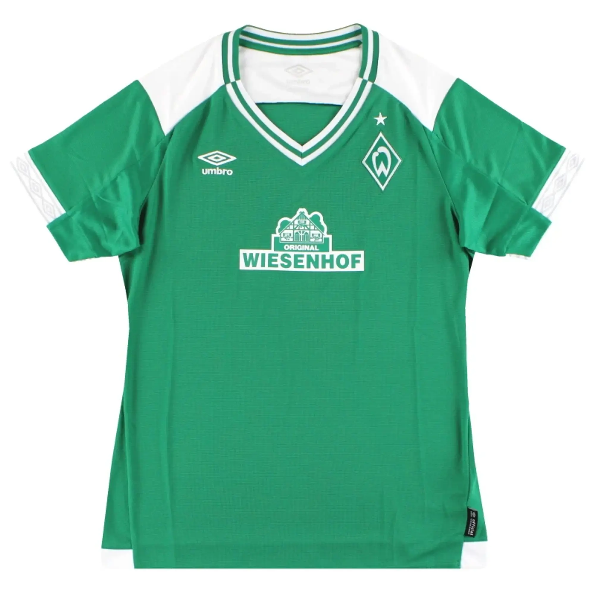 2018-19 Werder Bremen Umbro Home Shirt *As New* Women's 14 - Werder Bremen / As New / Large