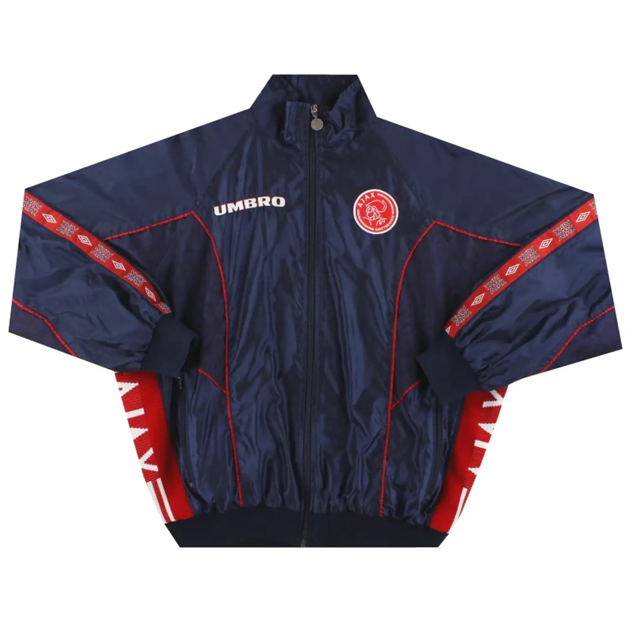 1997-98 Ajax Umbro Track Jacket L - Ajax / Excellent / Large