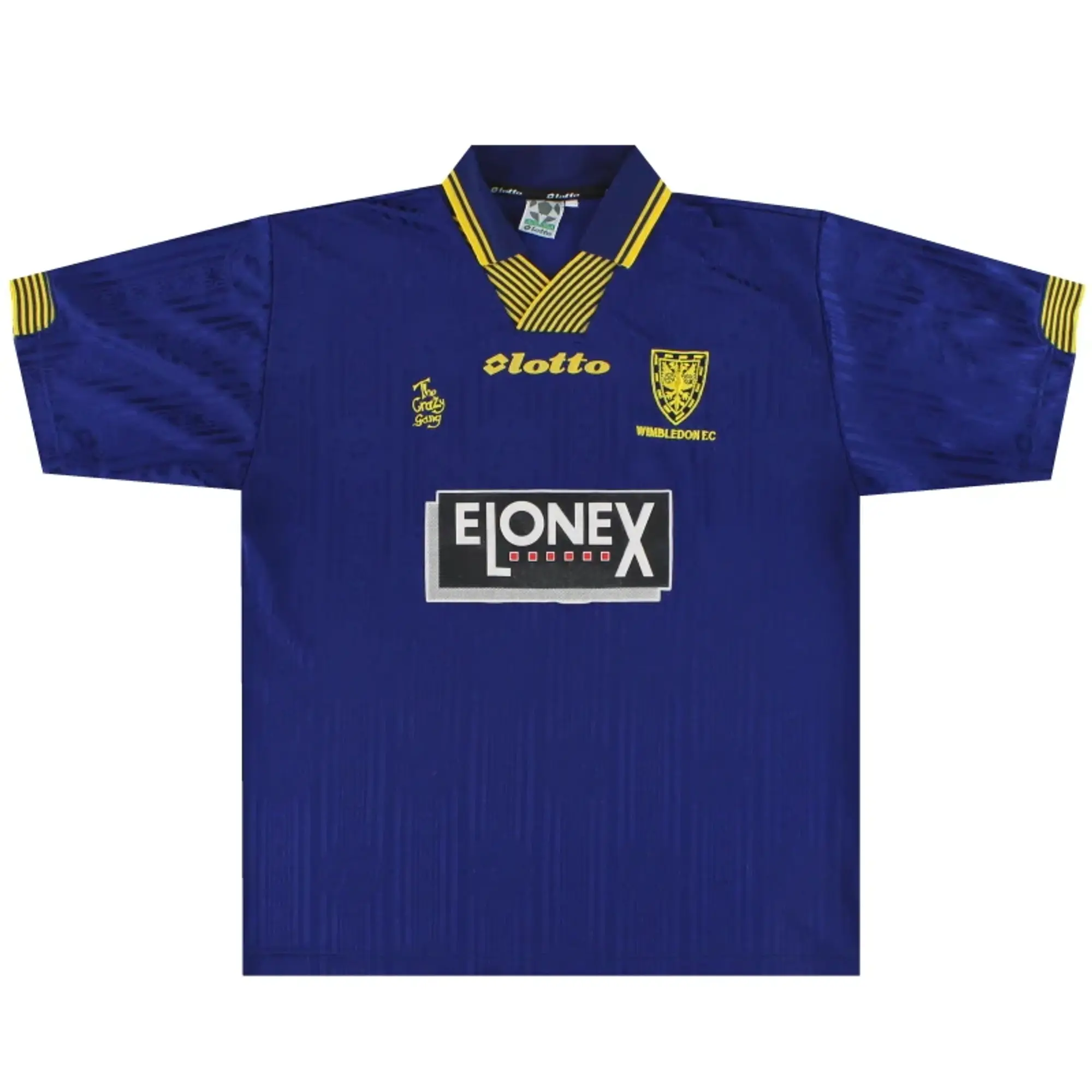 1997-99 Wimbledon Lotto Home Shirt M - Wimbledon / Very Good / Medium