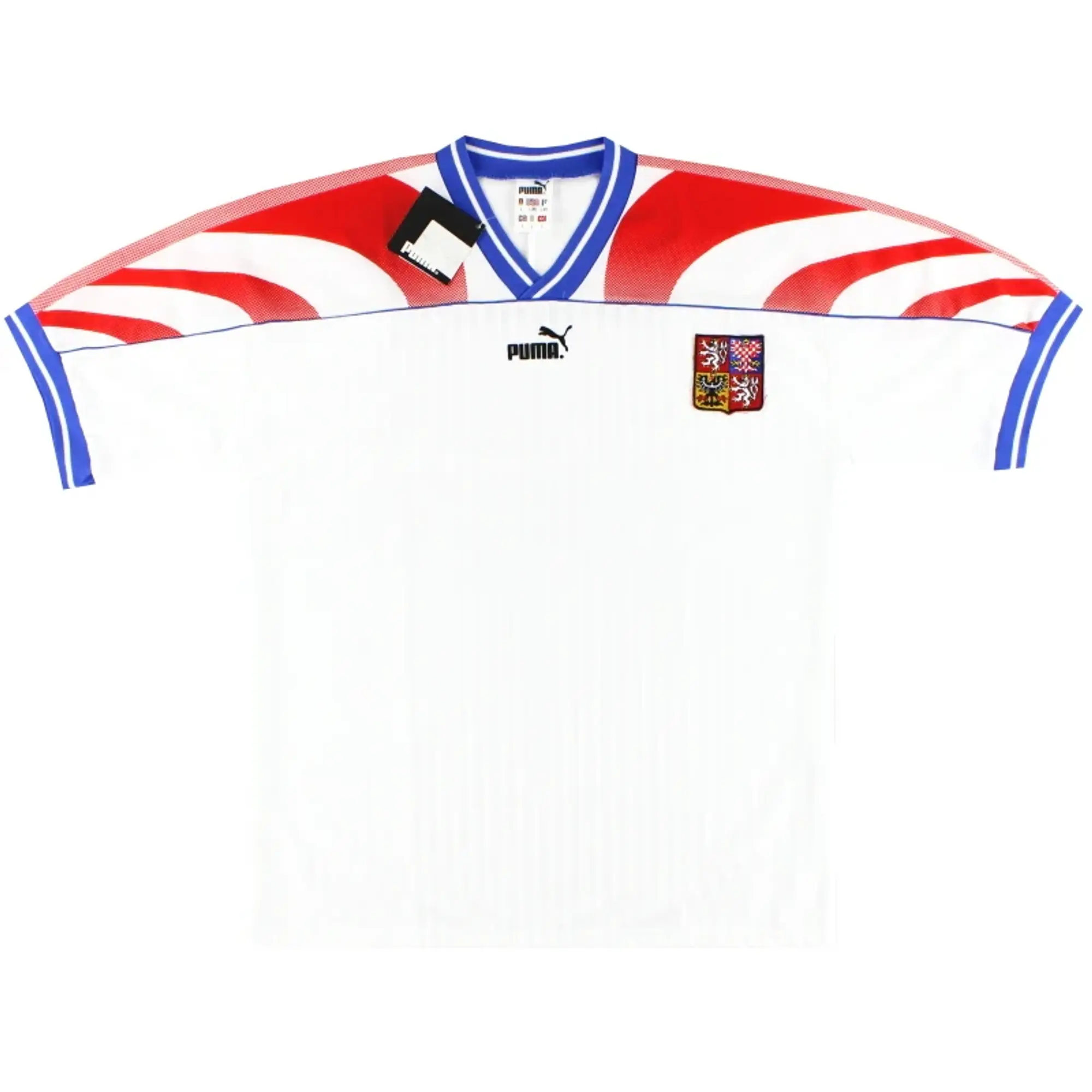 1995-96 Czech Republic Puma Away Shirt *w/tags* L - Czech Republic / w/tags / Large