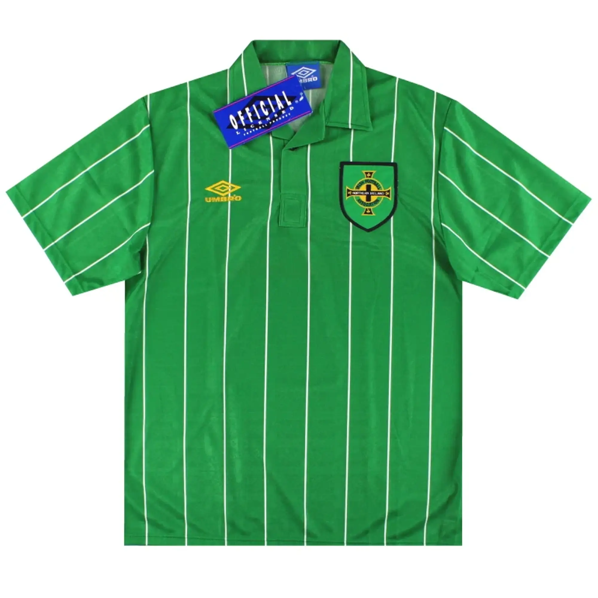 1992-94 Northern Ireland Umbro Home Shirt *w/tags* L - Northern Ireland / w/tags / Large