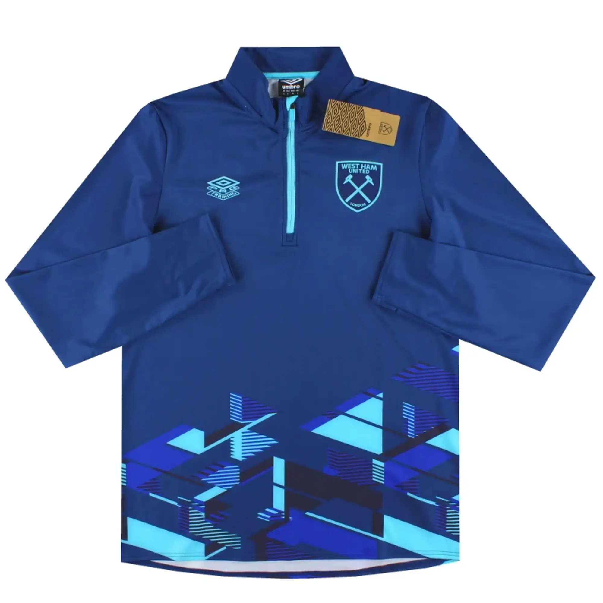 2023-24 West Ham Umbro 1/4 Zip Warm Up Top *w/tags* - West Ham / w/tags / Large