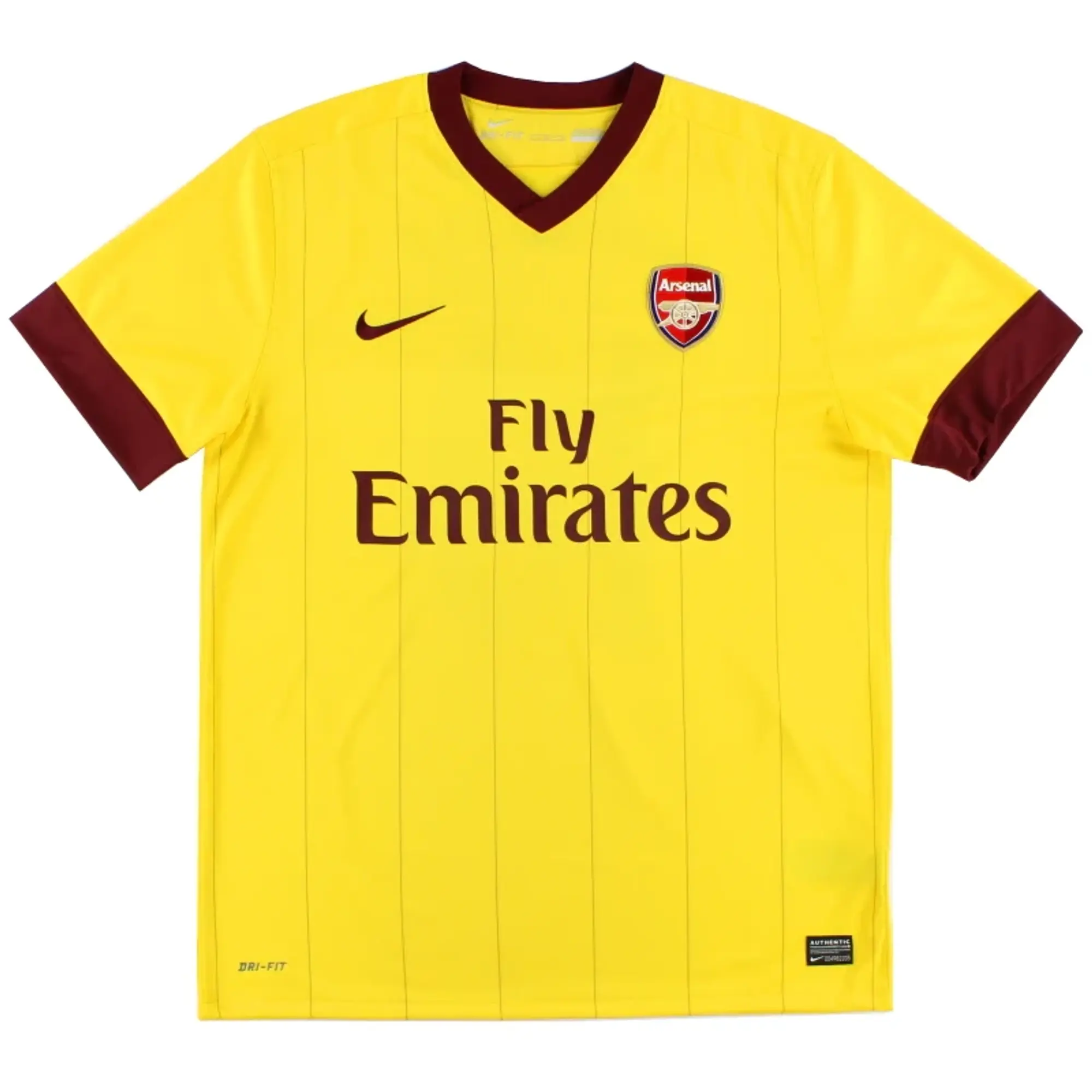 2010-13 Arsenal Nike Away Shirt XL - Arsenal / Excellent / XL