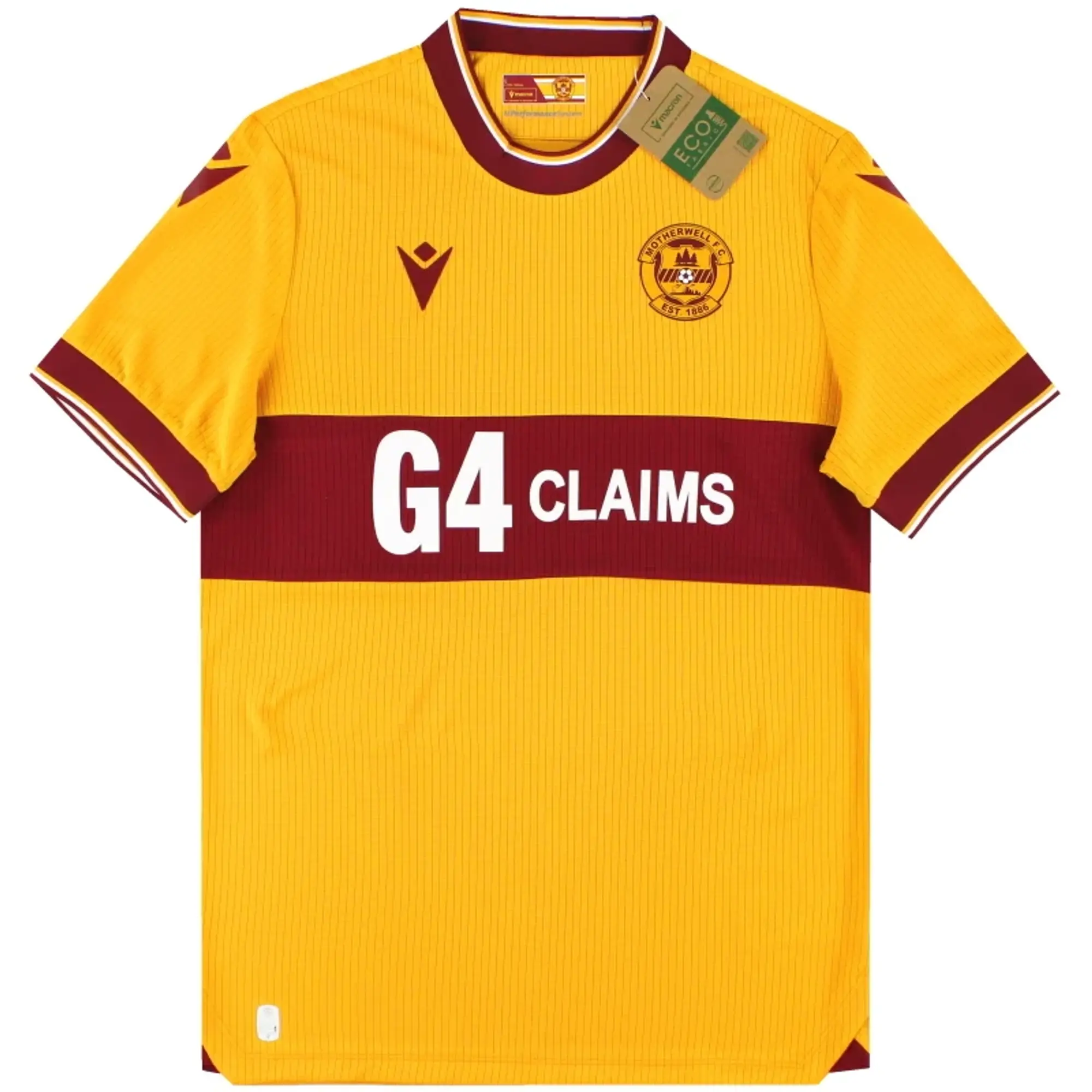 2023-24 Motherwell Macron Home Shirt *BNIB* - Other Scottish Clubs / BNIB / Large