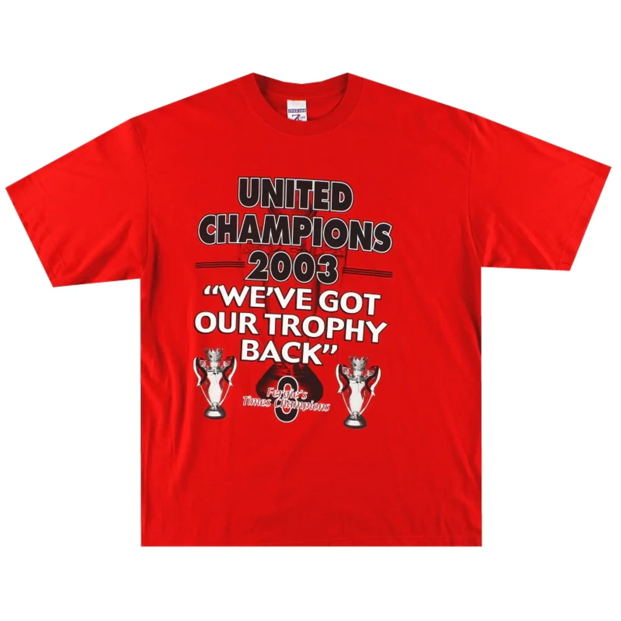 2003 Manchester United Champions Tee XL - Manchester United / Excellent / XL