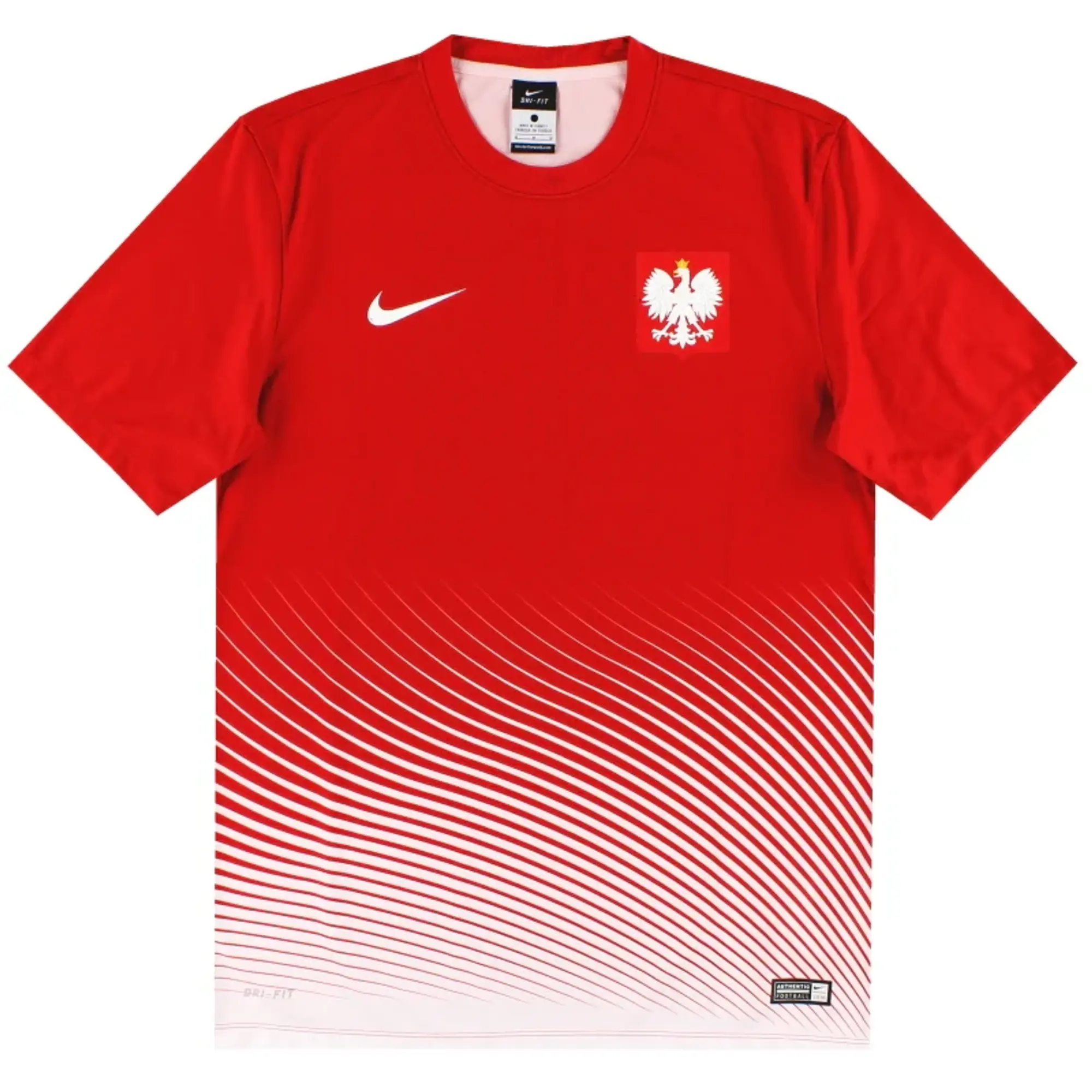 2016-17 Poland Nike Basic Away Shirt *As New*  M - Poland / As New / Medium