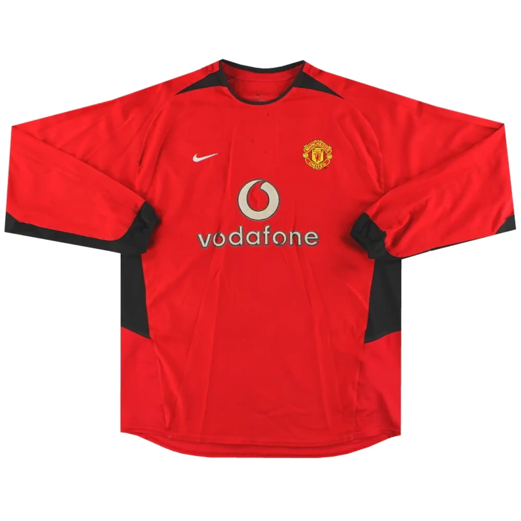 2002-04 Manchester United Nike Home Shirt L/S XL - Manchester United / Good / XL