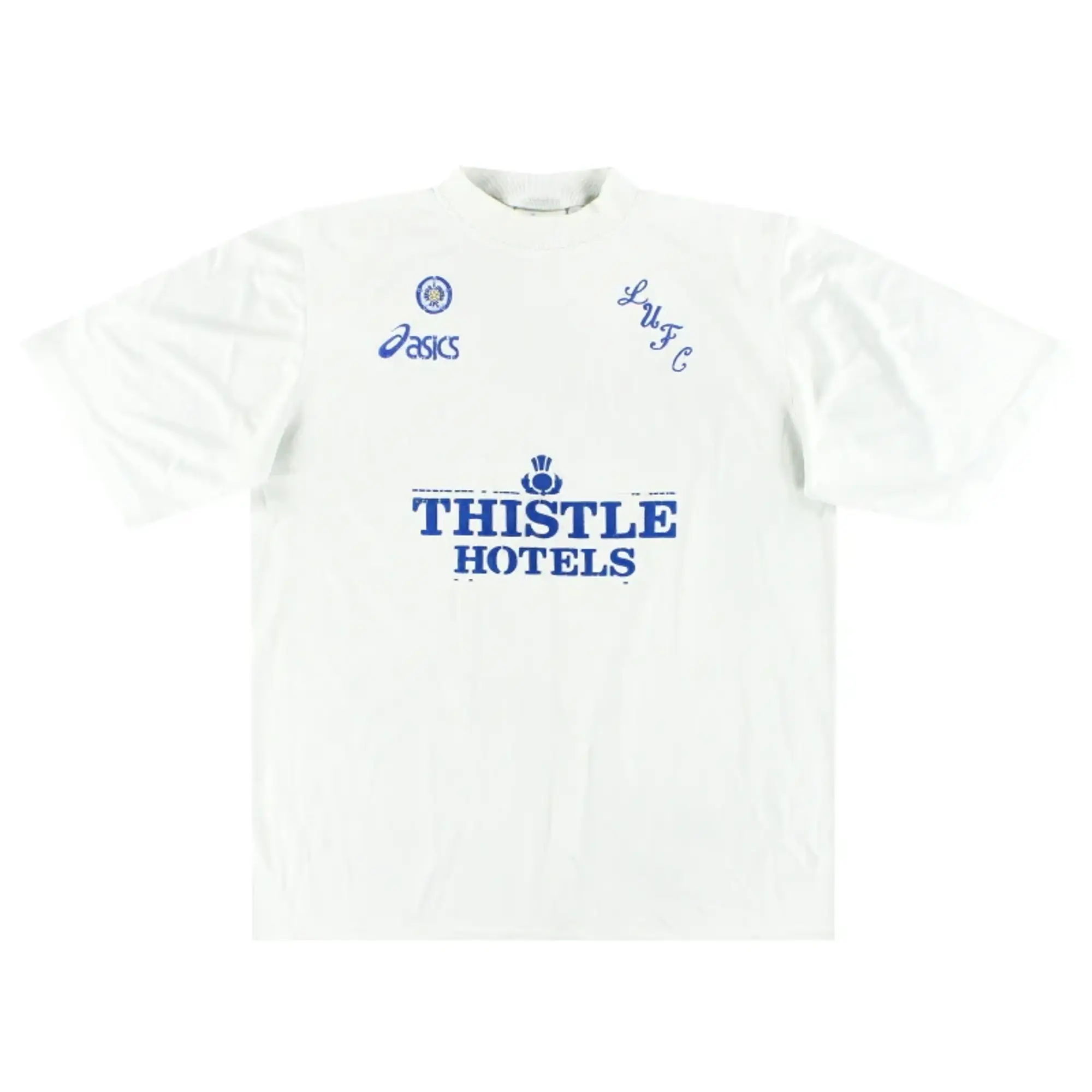 1995-96 Leeds Asics Home Shirt L - Leeds / Very good / Large