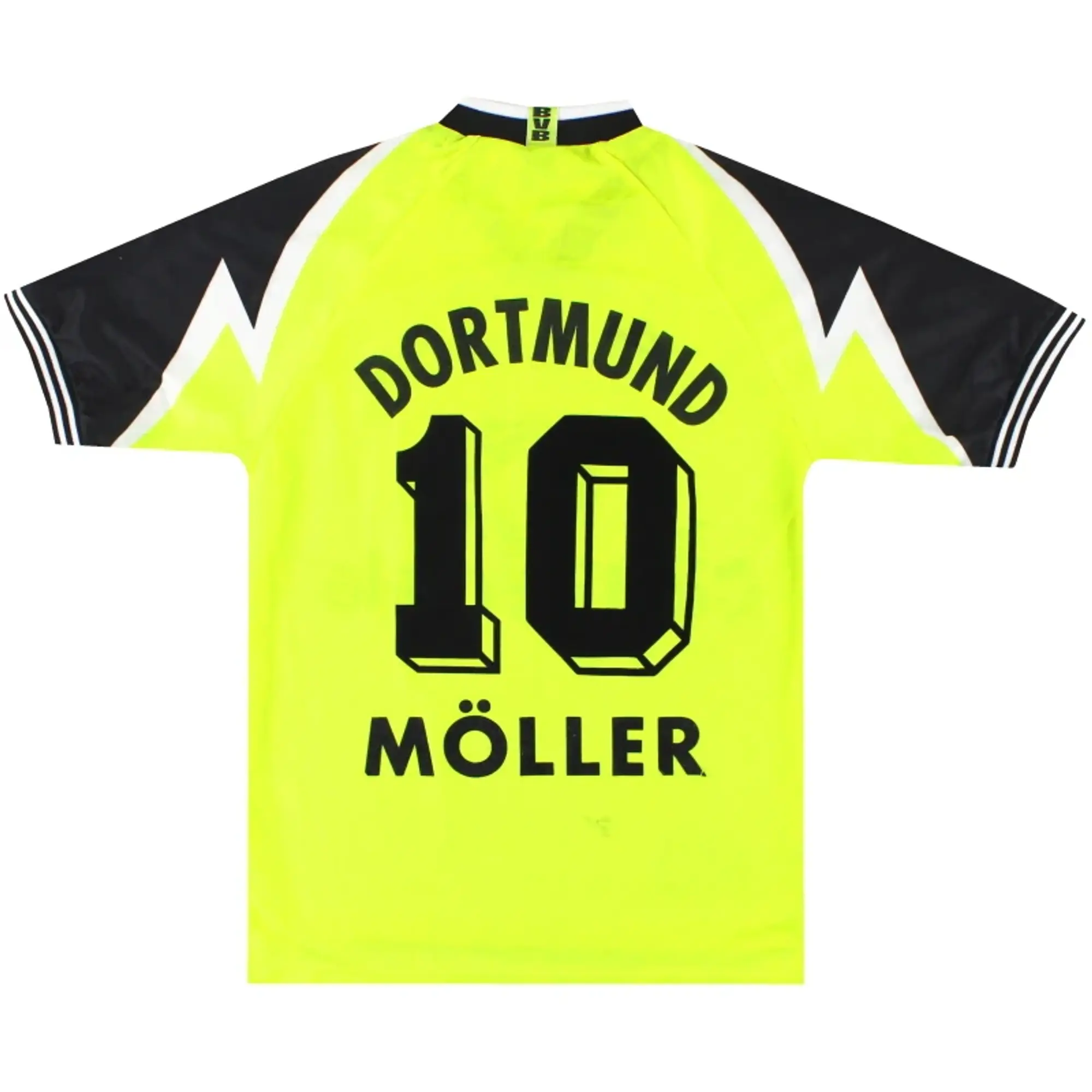 1995-96 Borussia Dortmund Nike Home Shirt Moller #10 S - Dortmund / Excellent / Small