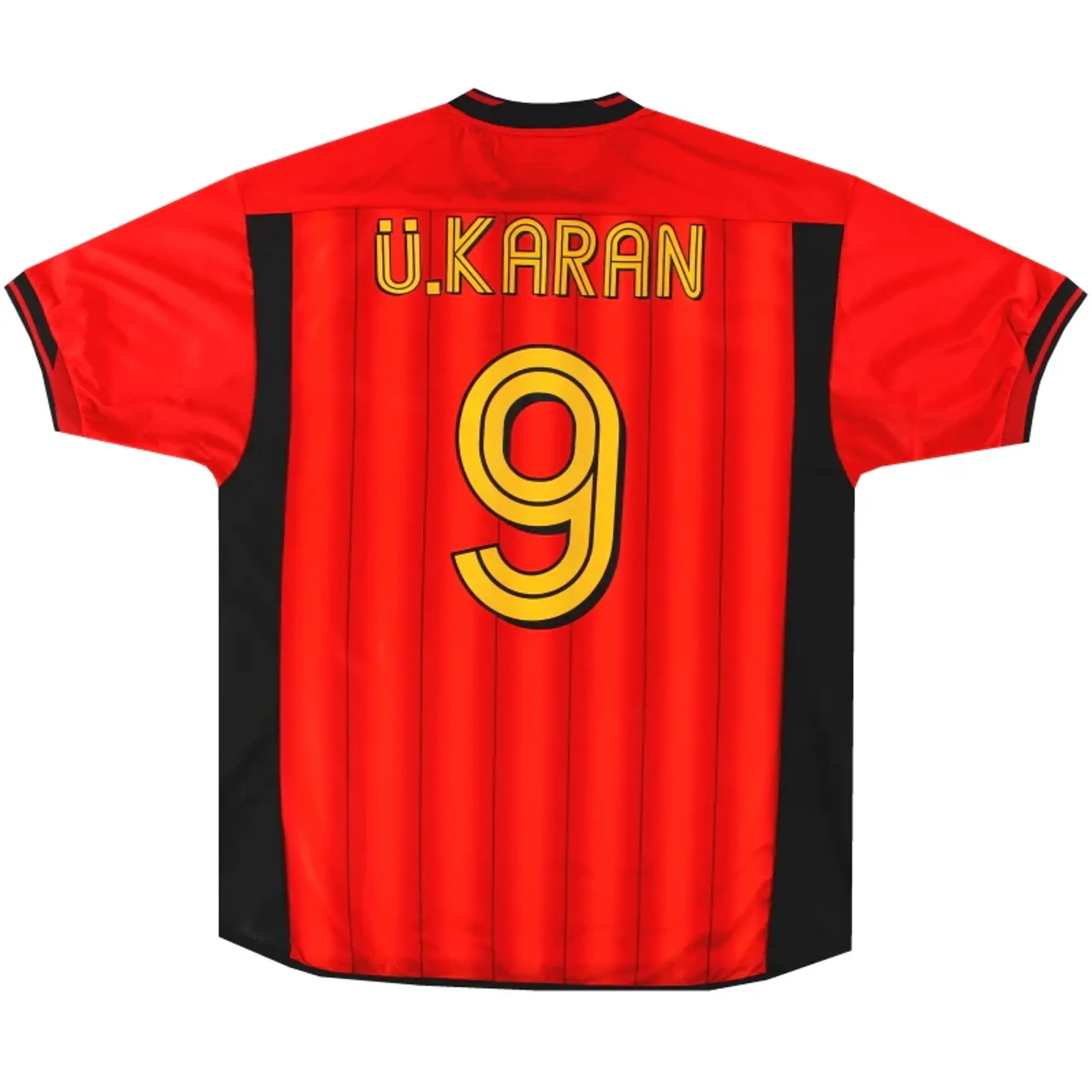 2003-04 Galatasaray Umbro Third Shirt U.Karan #9 *Mint* L - Galatasaray / Mint / Large