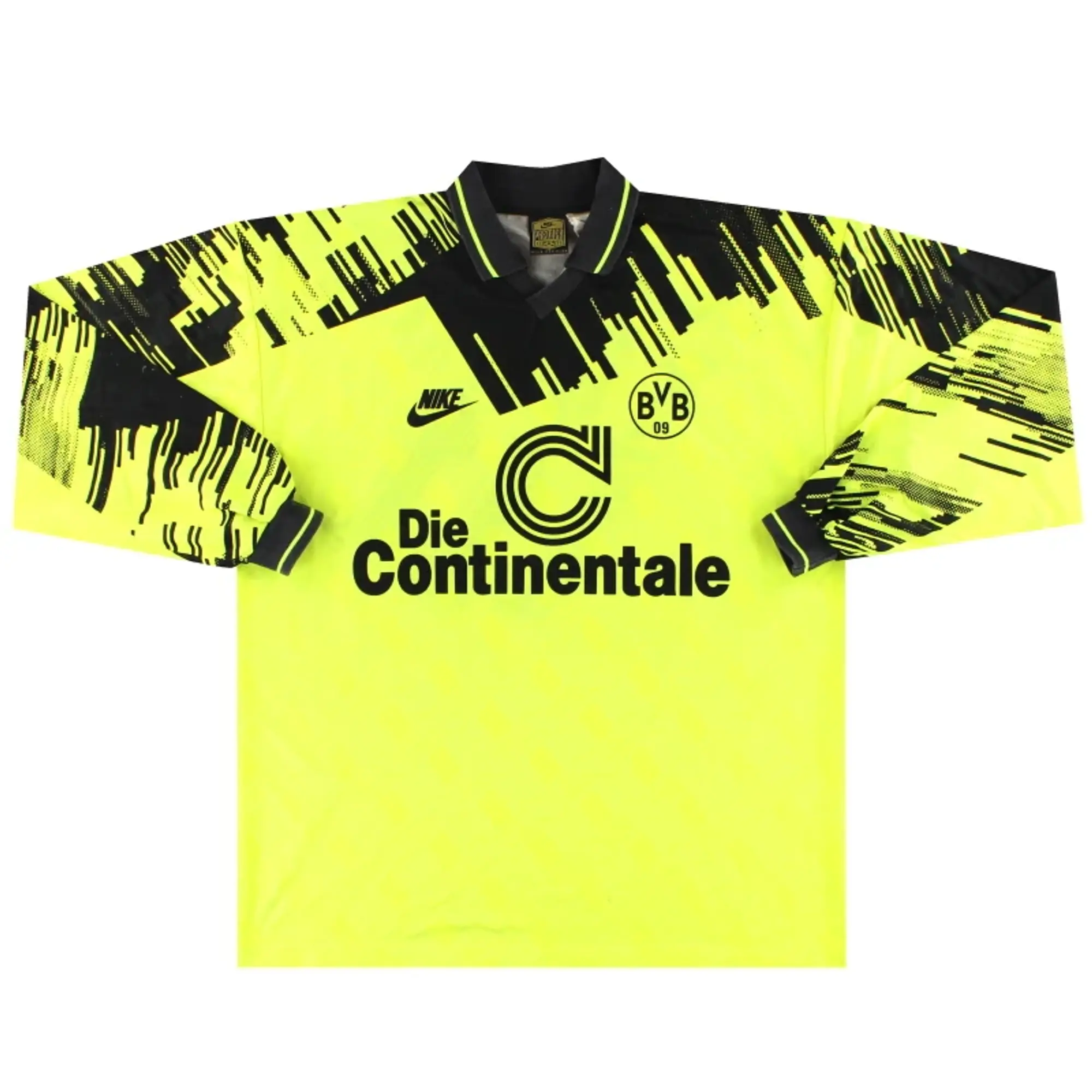 1993-94 Borussia Dortmund Nike Home Shirt #11 L/S XL - Dortmund / Excellent / XL