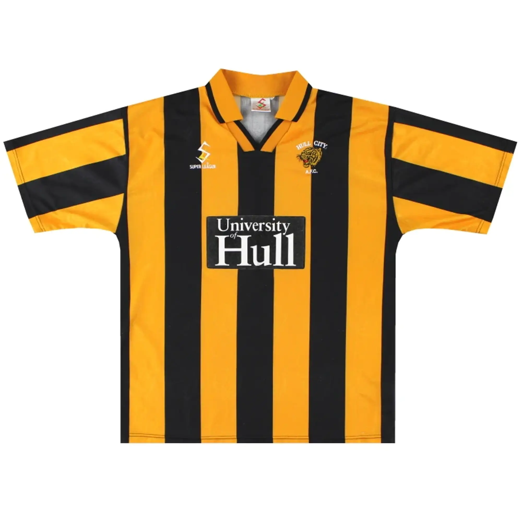 1997-98 Hull City Home Shirt L - Hull City / Excellent / Large