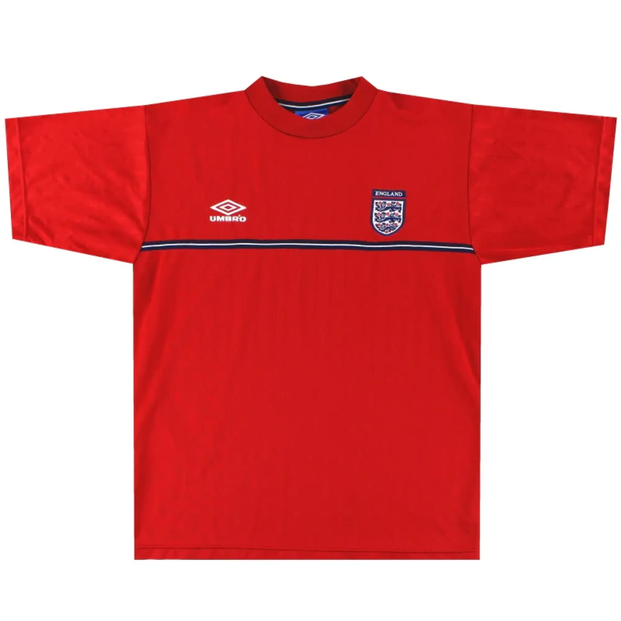 1999-01 England Umbro Training Shirt L - England / Excellent / Large