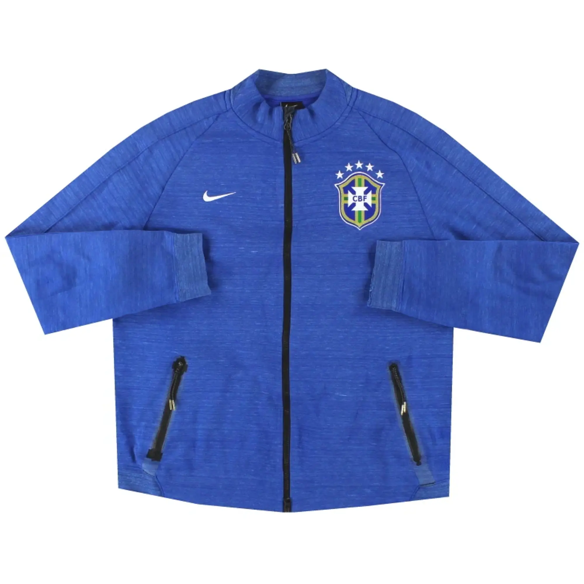 2014-15 Brazil Nike N98 Tech Jacket L - Brazil / Good / Large