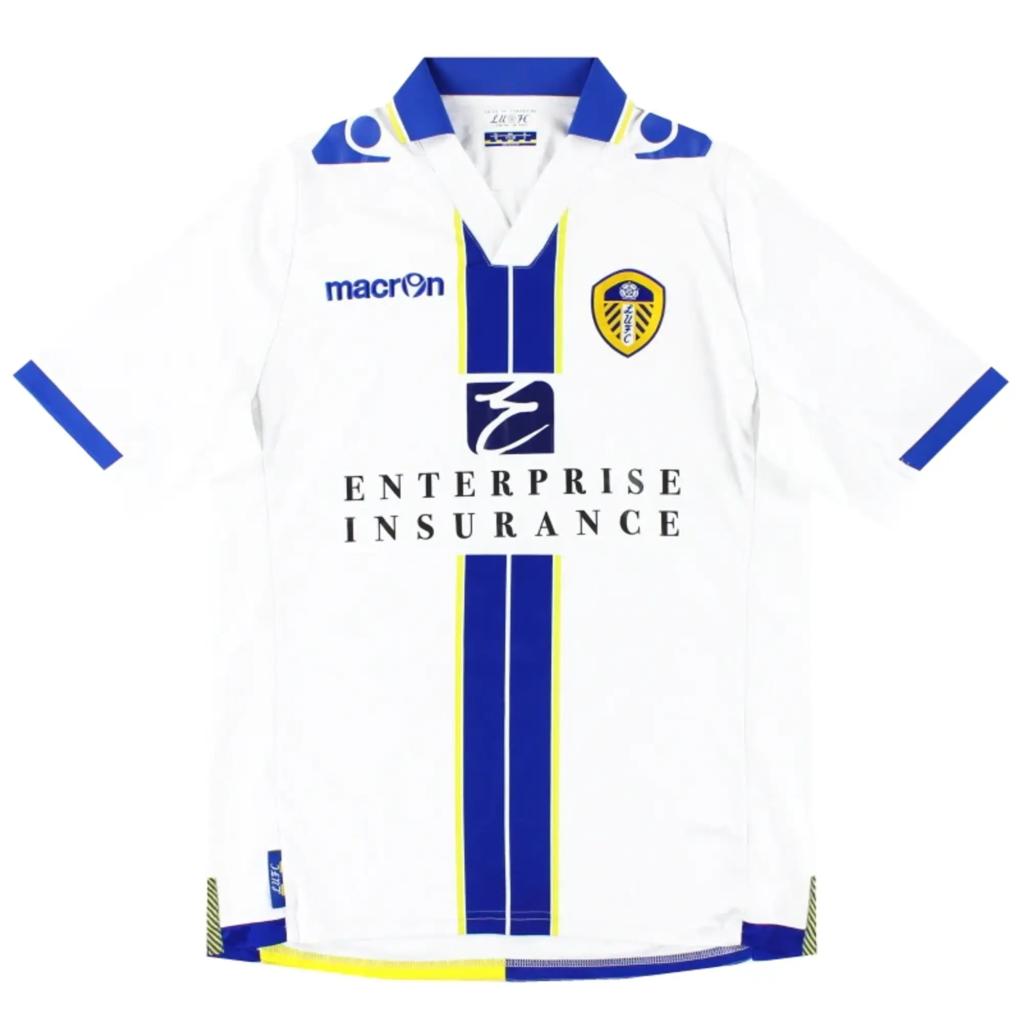 2013-14 Leeds Macron Home Shirt S - Leeds / Excellent / Small