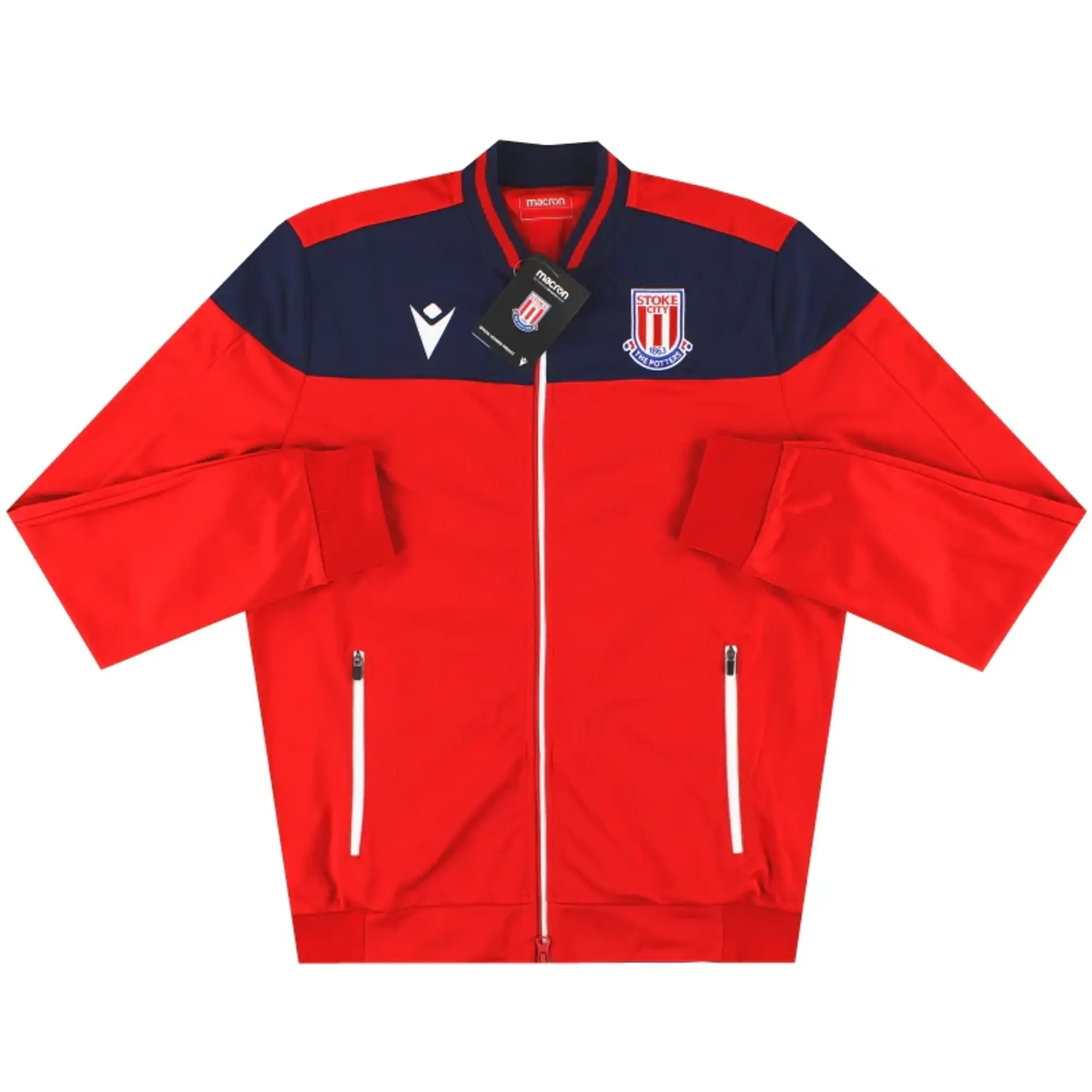 2019-20 Stoke City Macron Walkout Jacket *BNIB* M - Stoke City / BNIB / Medium