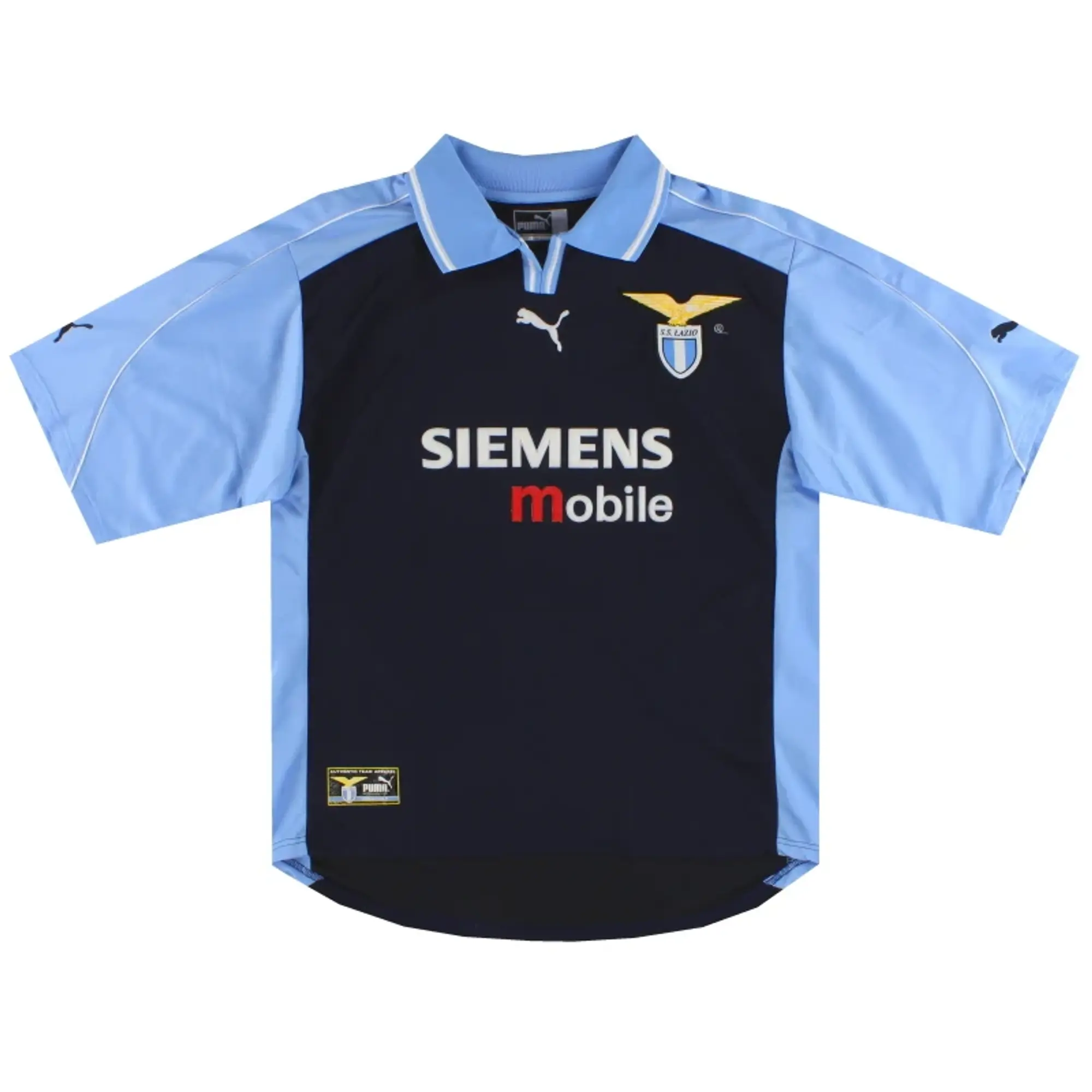 2001-02 Lazio Puma European Away Shirt S - Lazio / Very good / Small