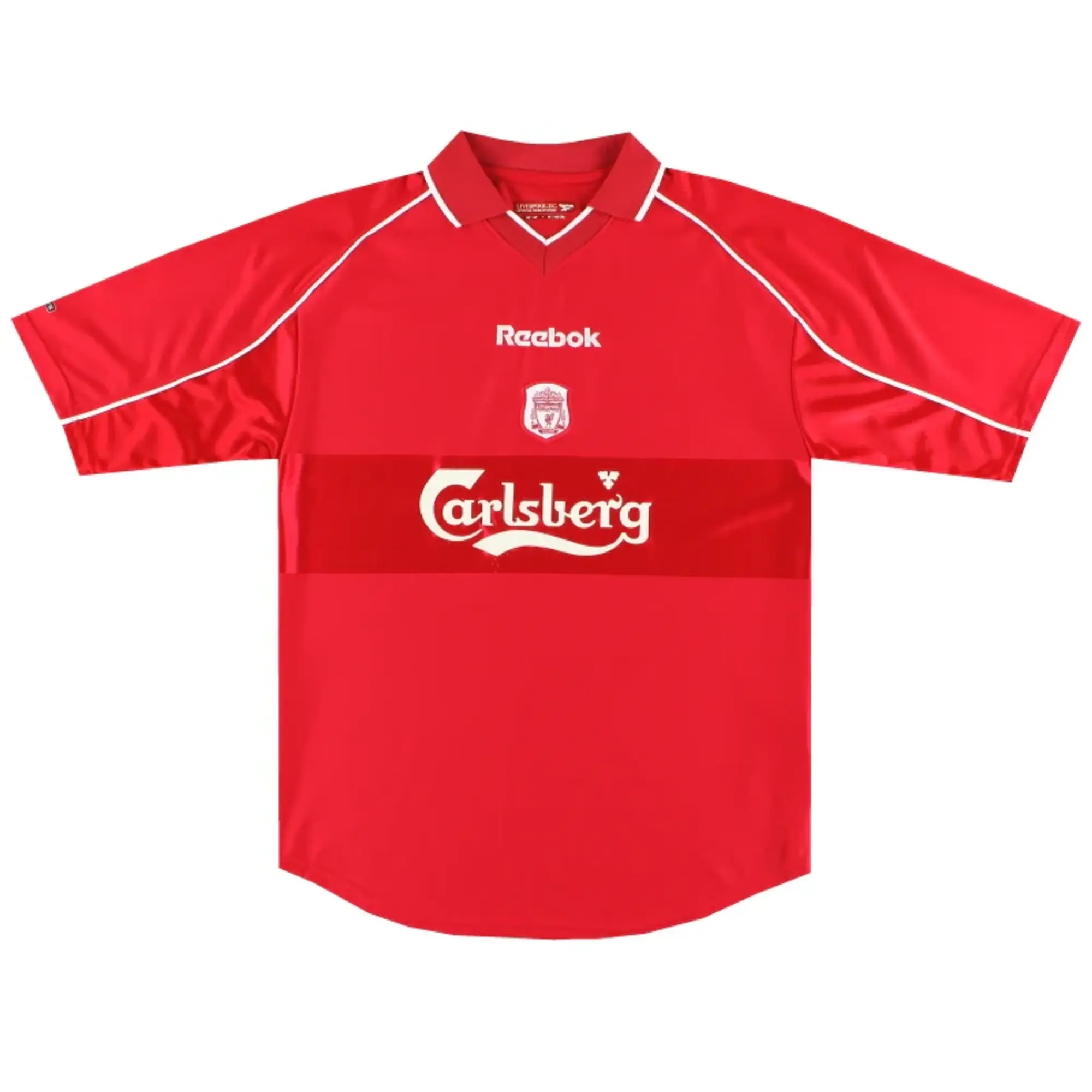 2000-02 Liverpool Reebok Home Shirt *Mint* L - Liverpool / Mint / Large