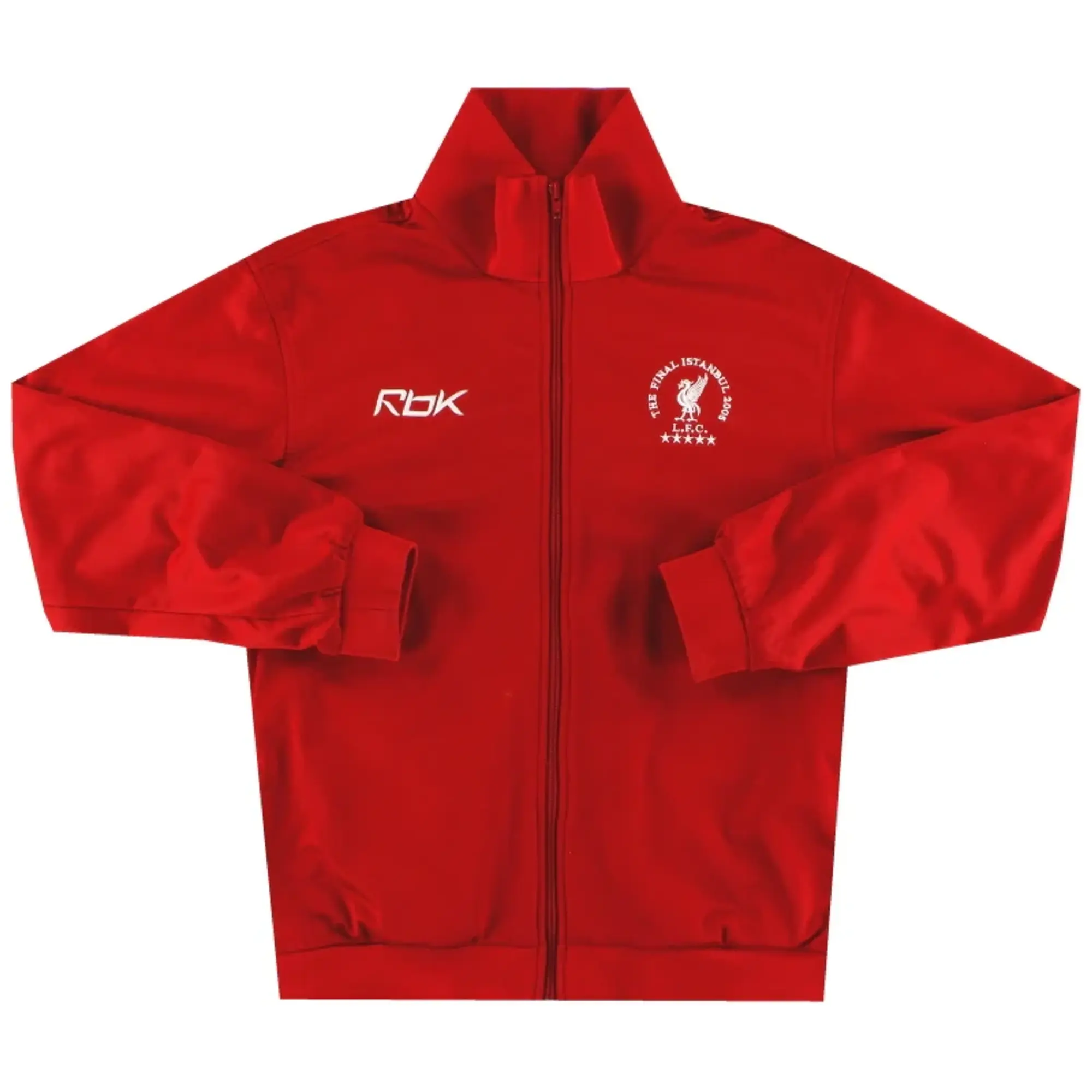 2005 Liverpool 'The Final Istanbul' Reebok Track Jacket XL - Liverpool / Excellent / XL