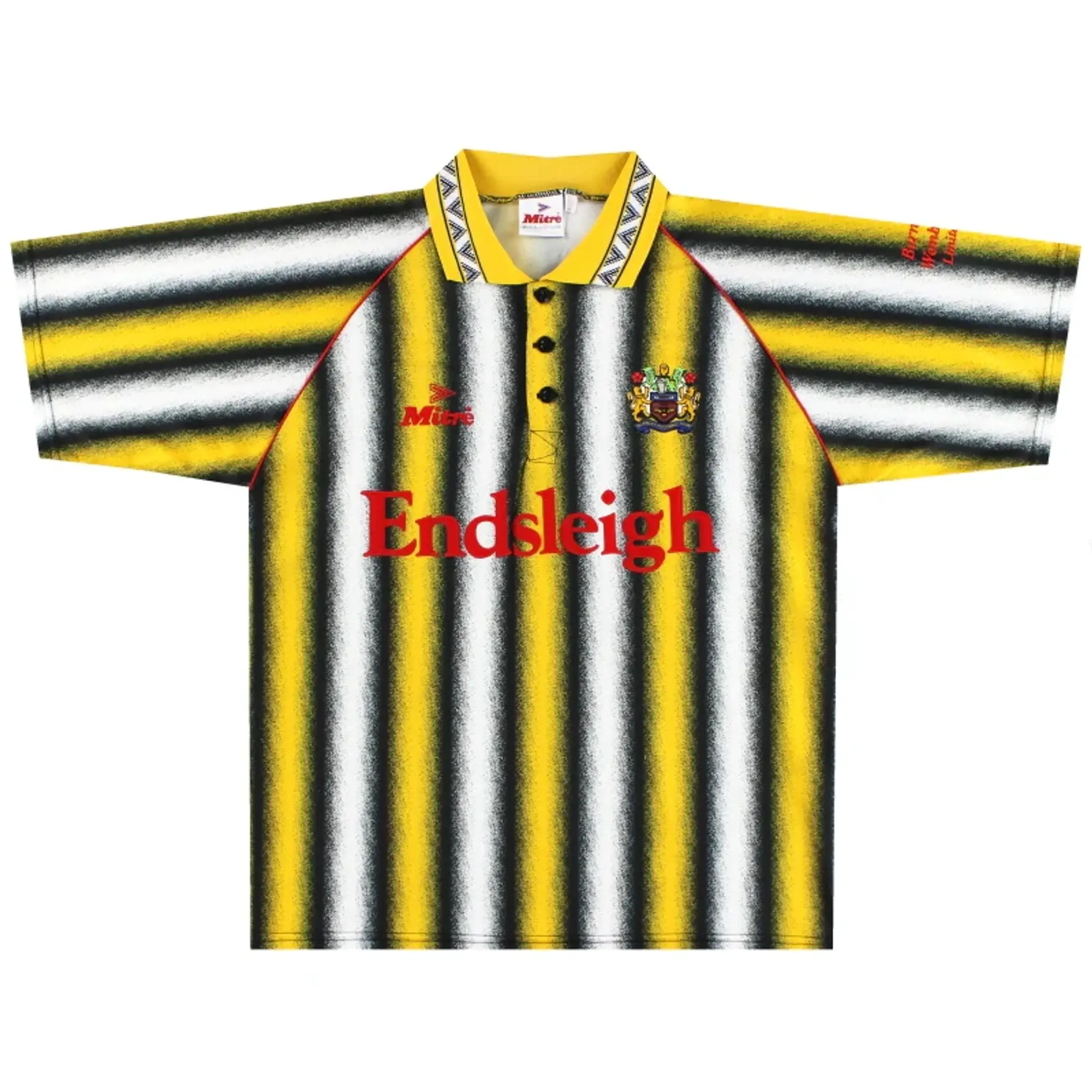 1993-94 Burnley 'Wembley Limited Edition' Away Shirt *Mint* M - Burnley / Mint / Medium