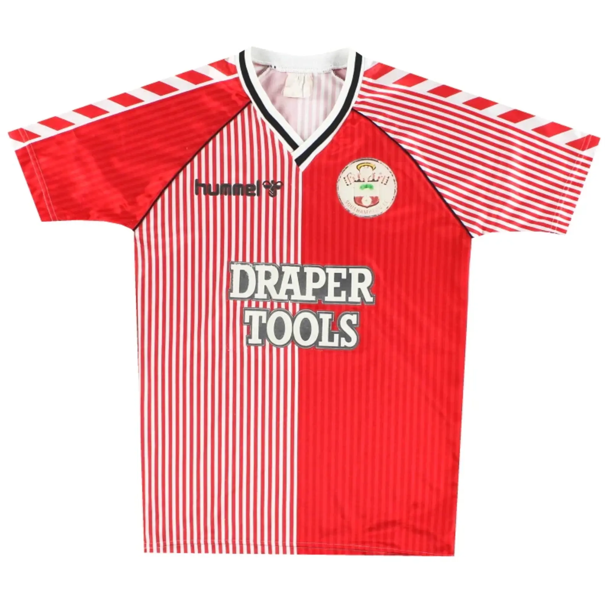 1987-89 Southampton Hummel Home Shirt Y - Southampton / Very Good / Youth