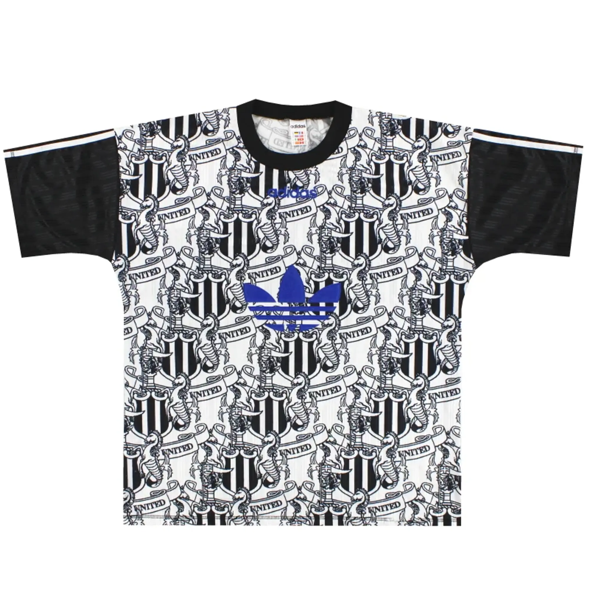 1995-97 Newcastle adidas Training Shirt *Mint* XL - Newcastle United / Mint / XL