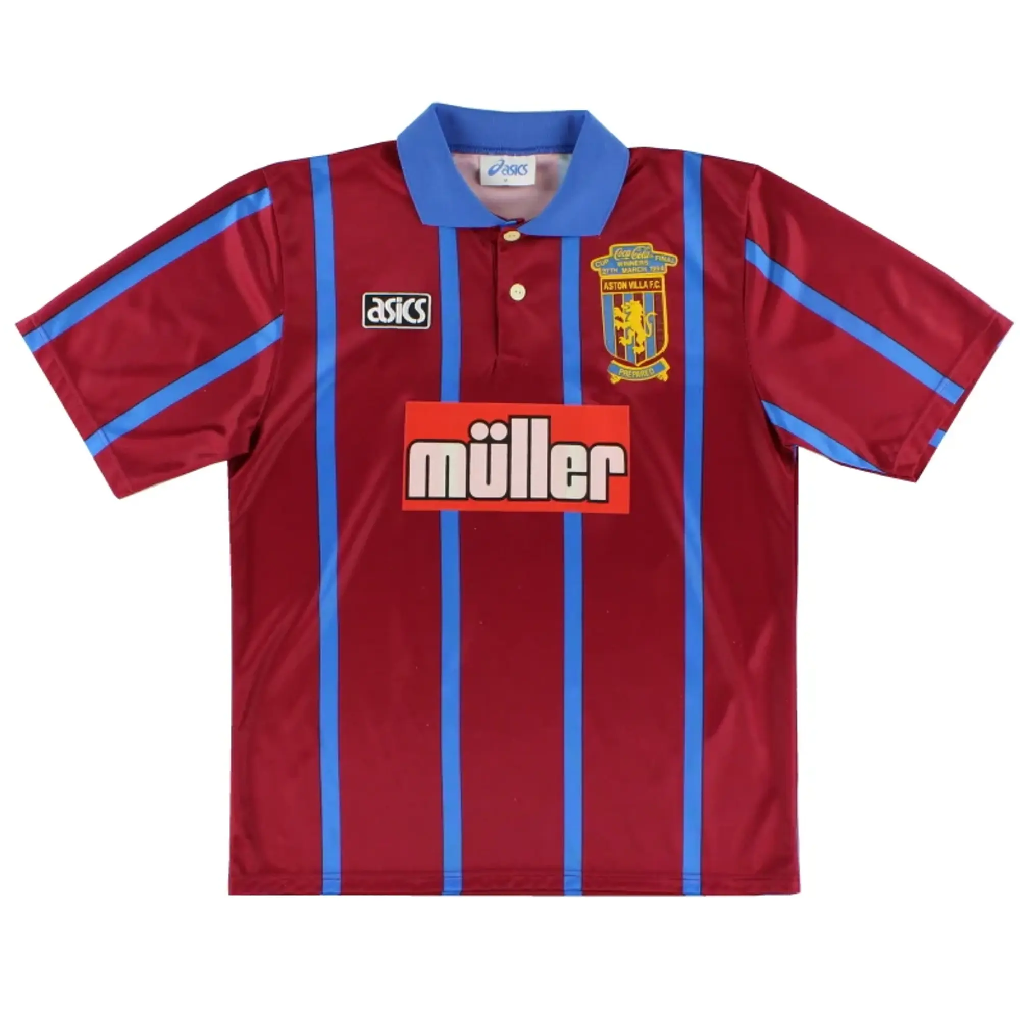 1994 Aston Villa 'Coca Cola Cup Winners' Home Shirt XL - Aston Villa / Very Good / XL
