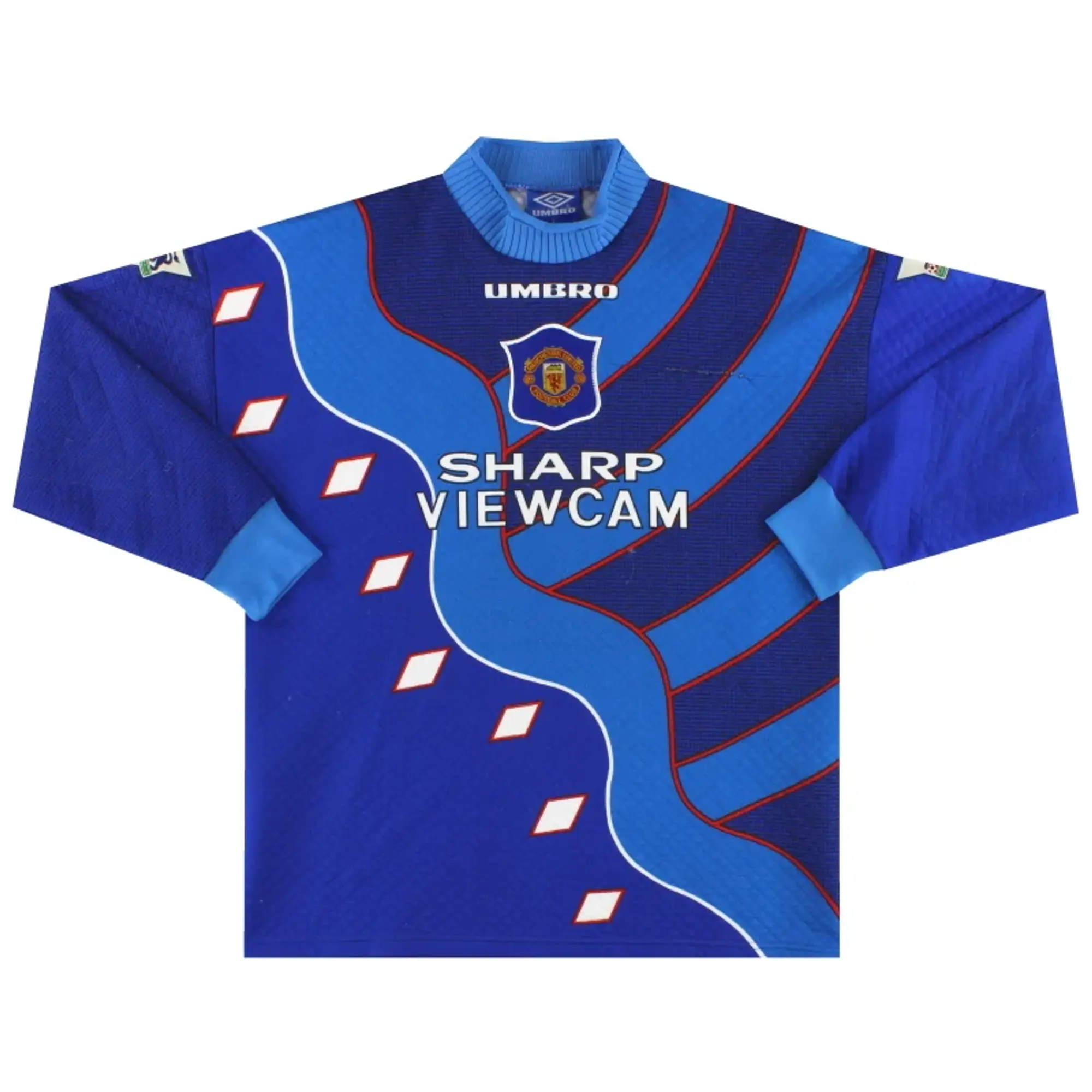 1995-97 Manchester United Umbro Goalkeeper Shirt M - Manchester United / Excellent / Medium