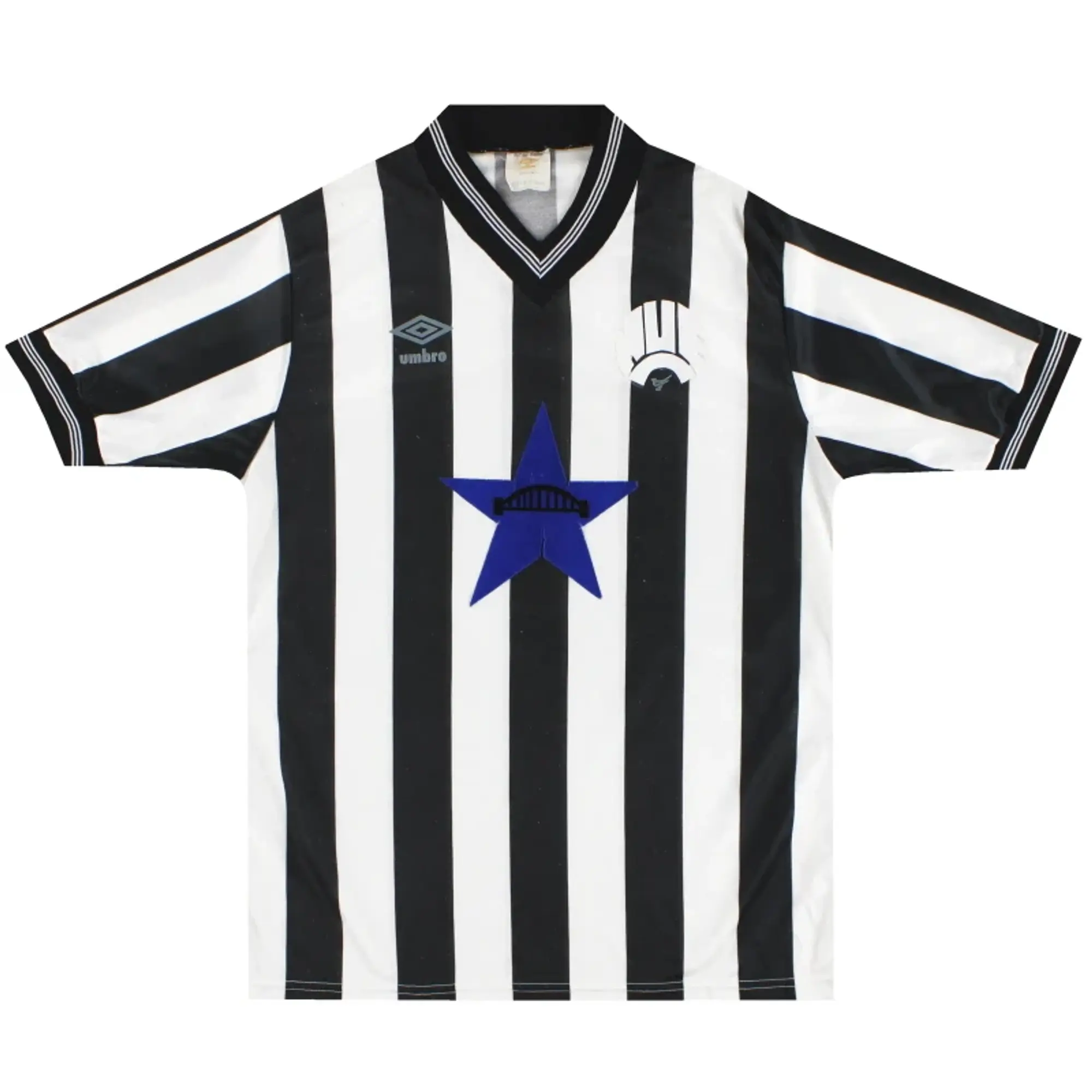 1983-86 Newcastle Umbro Home Shirt L - Newcastle United / Very good / Large