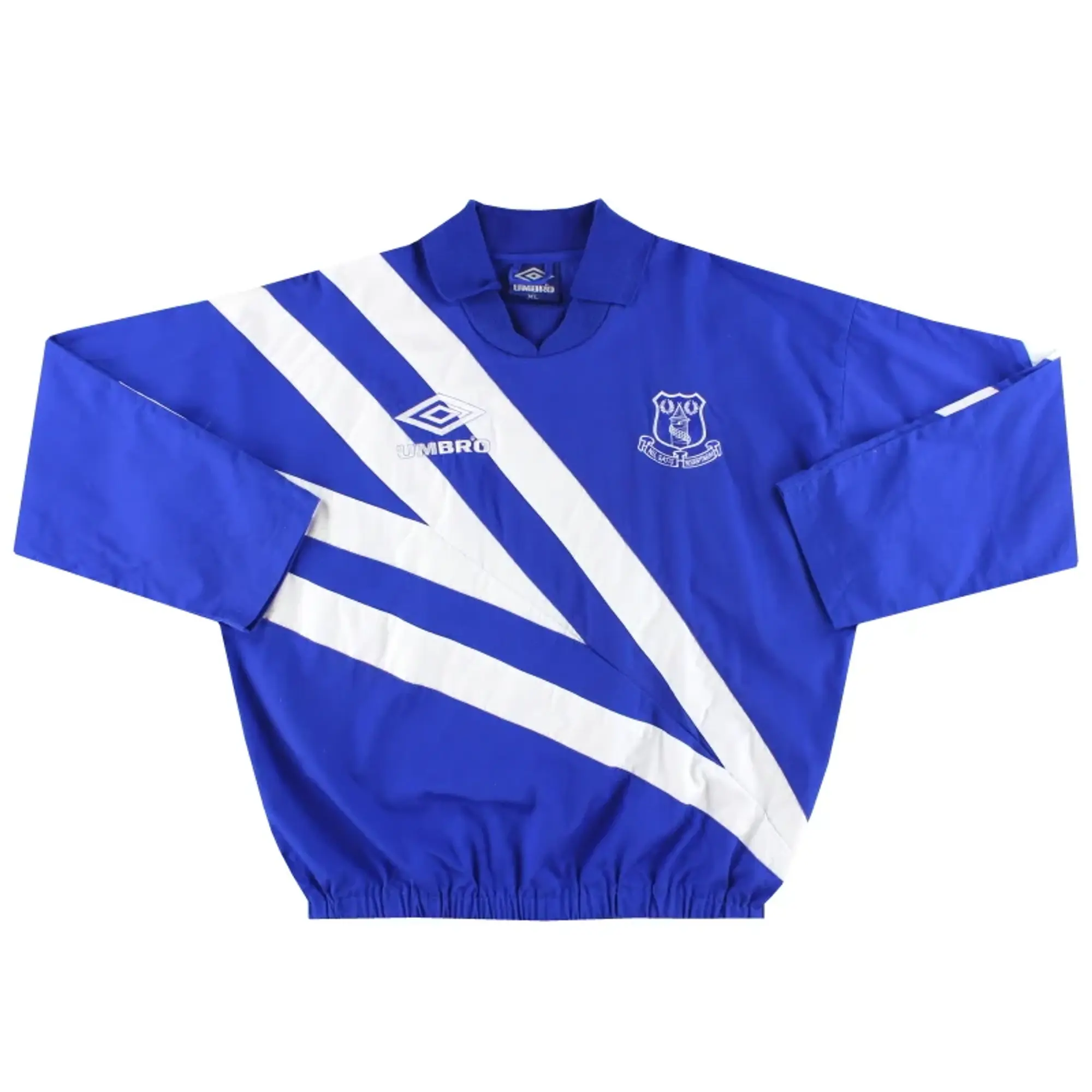 1991-93 Everton Umbro Drill Top XL - Everton / Very Good / XL