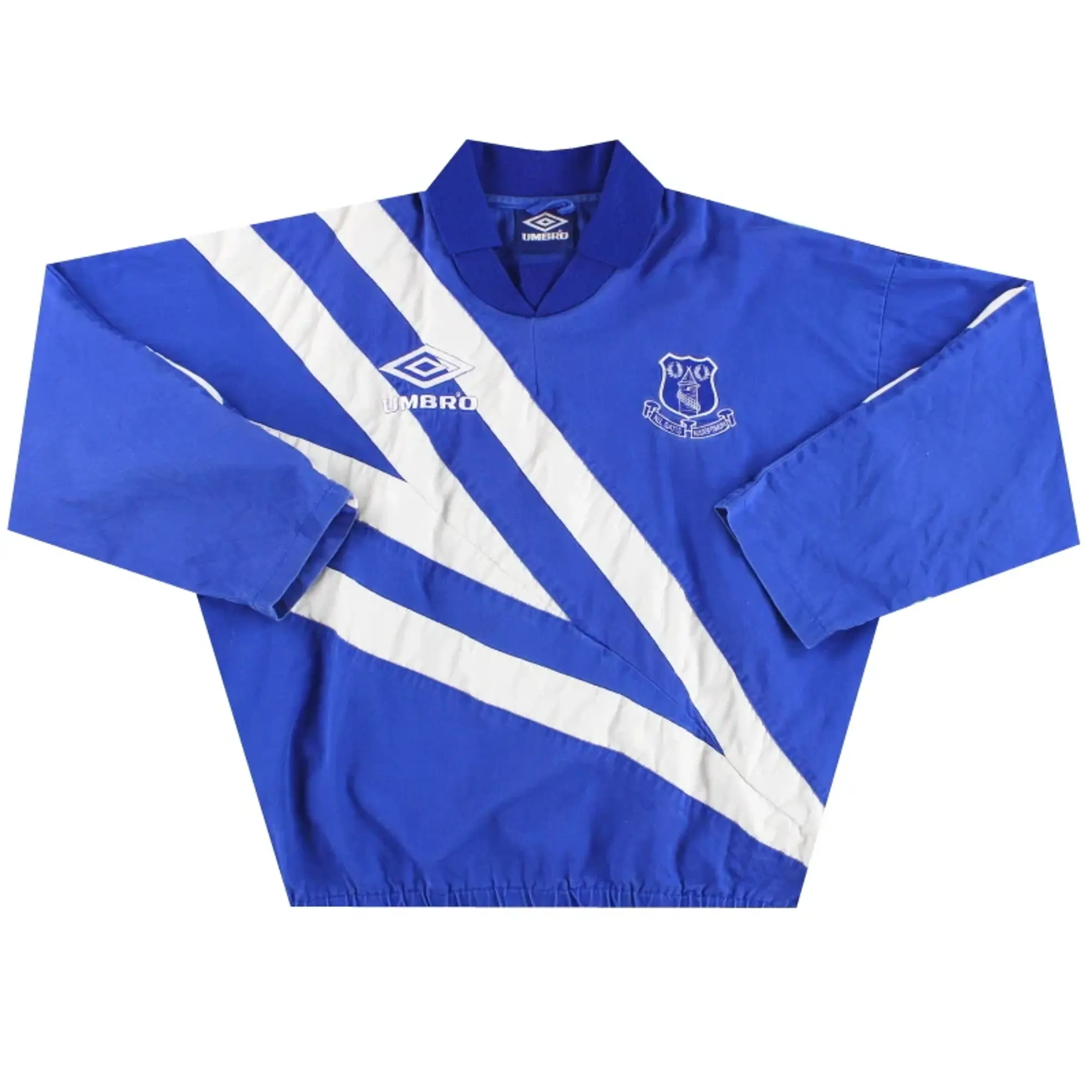 1991-93 Everton Umbro Drill Top XL - Everton / Very Good / XL