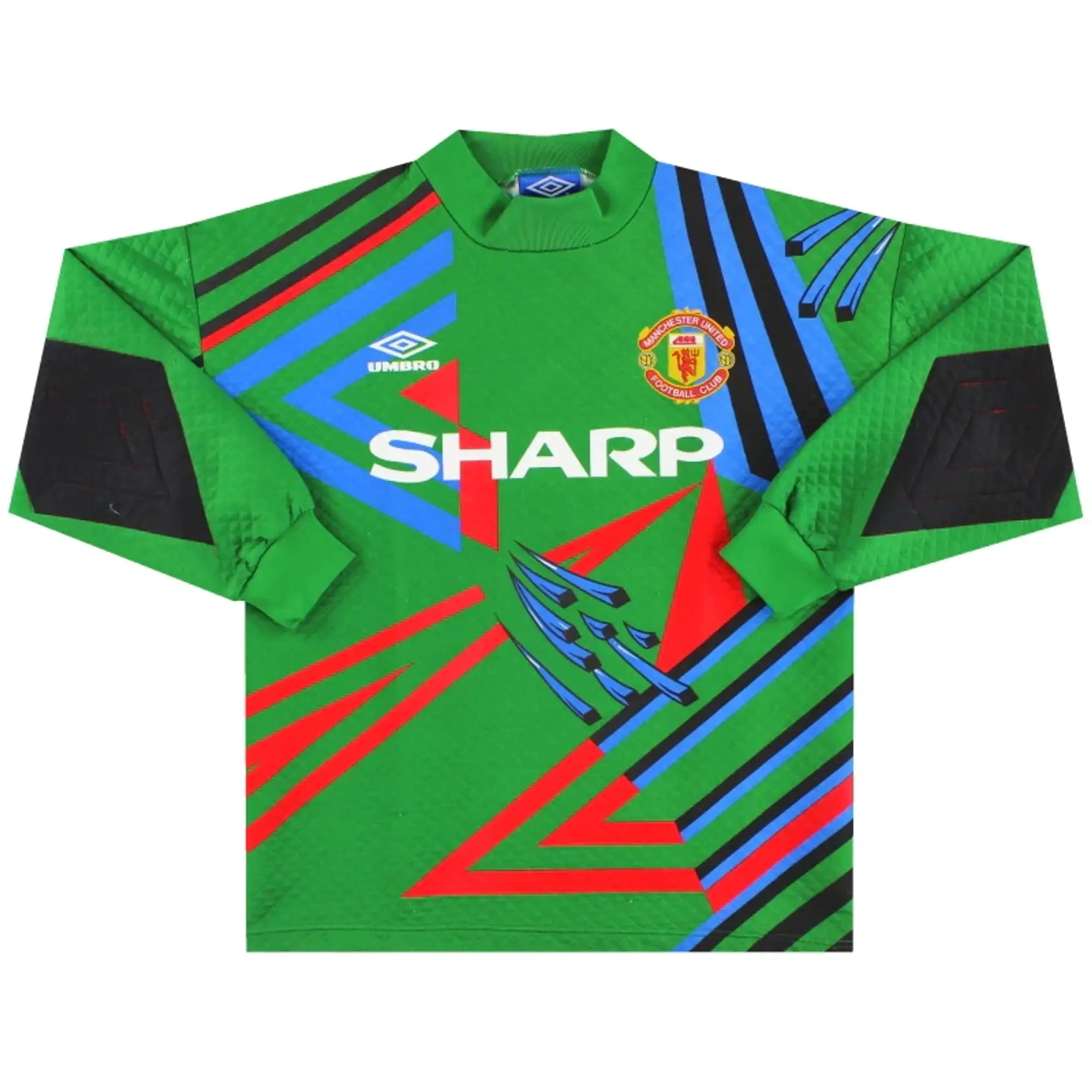 1992-94 Manchester United Goalkeeper Shirt #1 S - Manchester United / Very good / Small