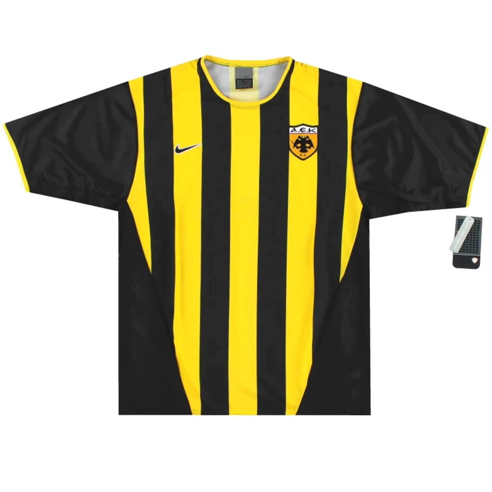 2002-04 AEK Athens Nike Home Shirt *w/tags* L - Greek Clubs / w/tags / Large