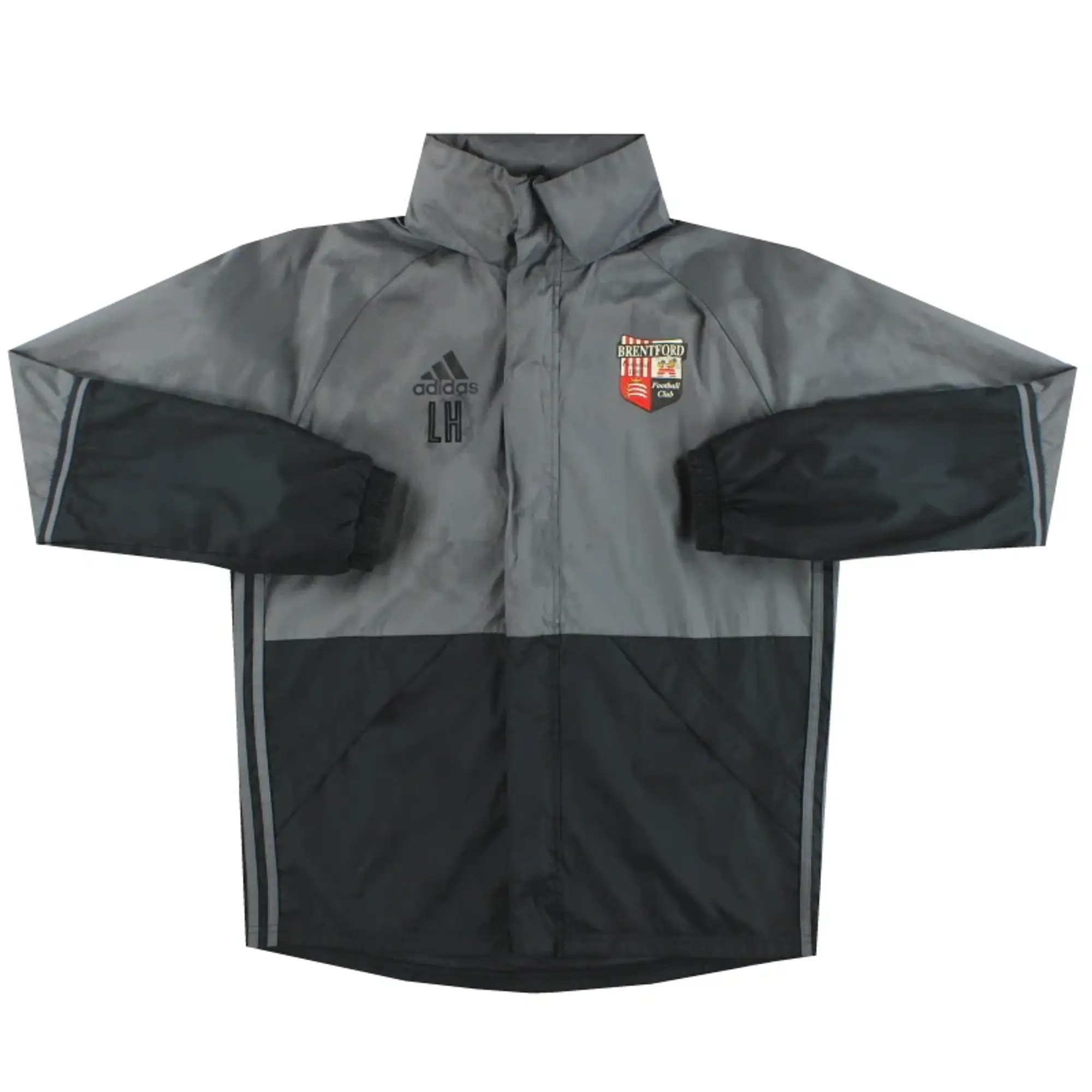2015-16 Brentford adidas Staff Issue Training Jacket 'LH' M - Brentford / Excellent / Medium