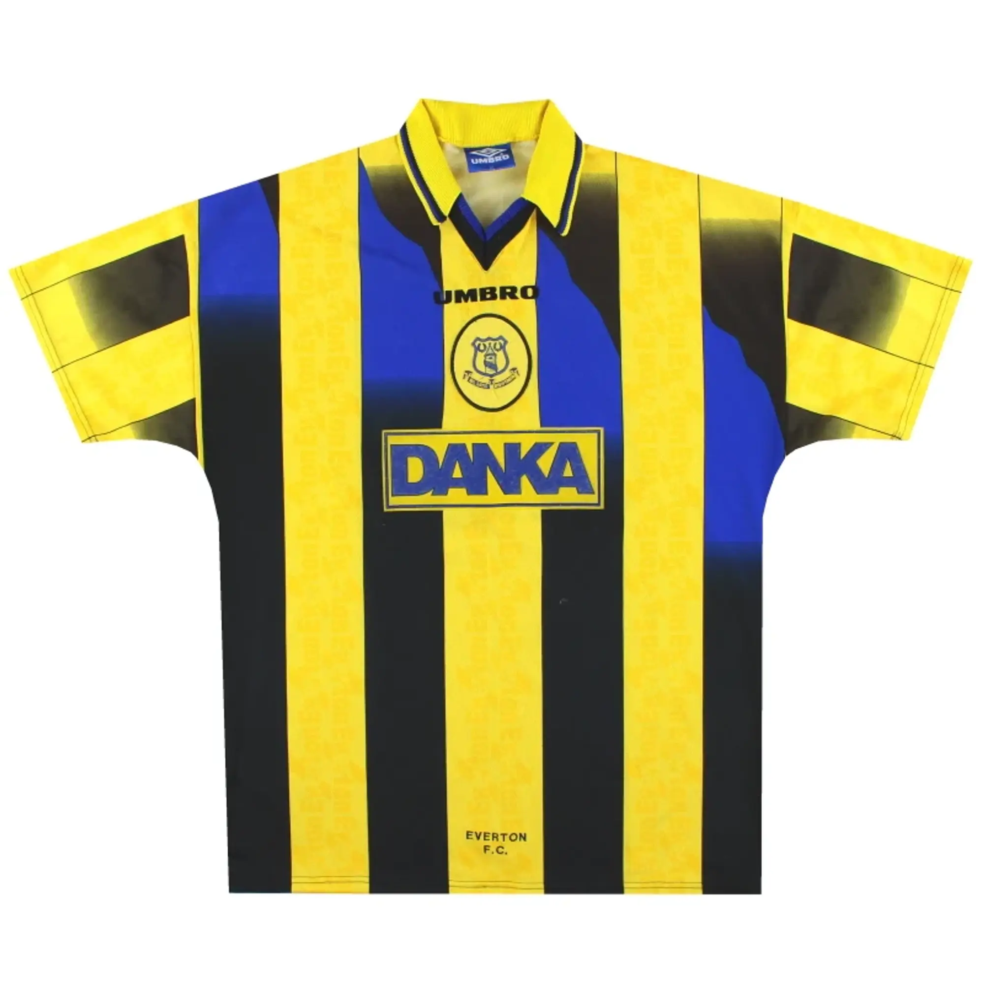 1996-97 Everton Umbro Player Issue Away Shirt #11 XL - Everton / Excellent / XL