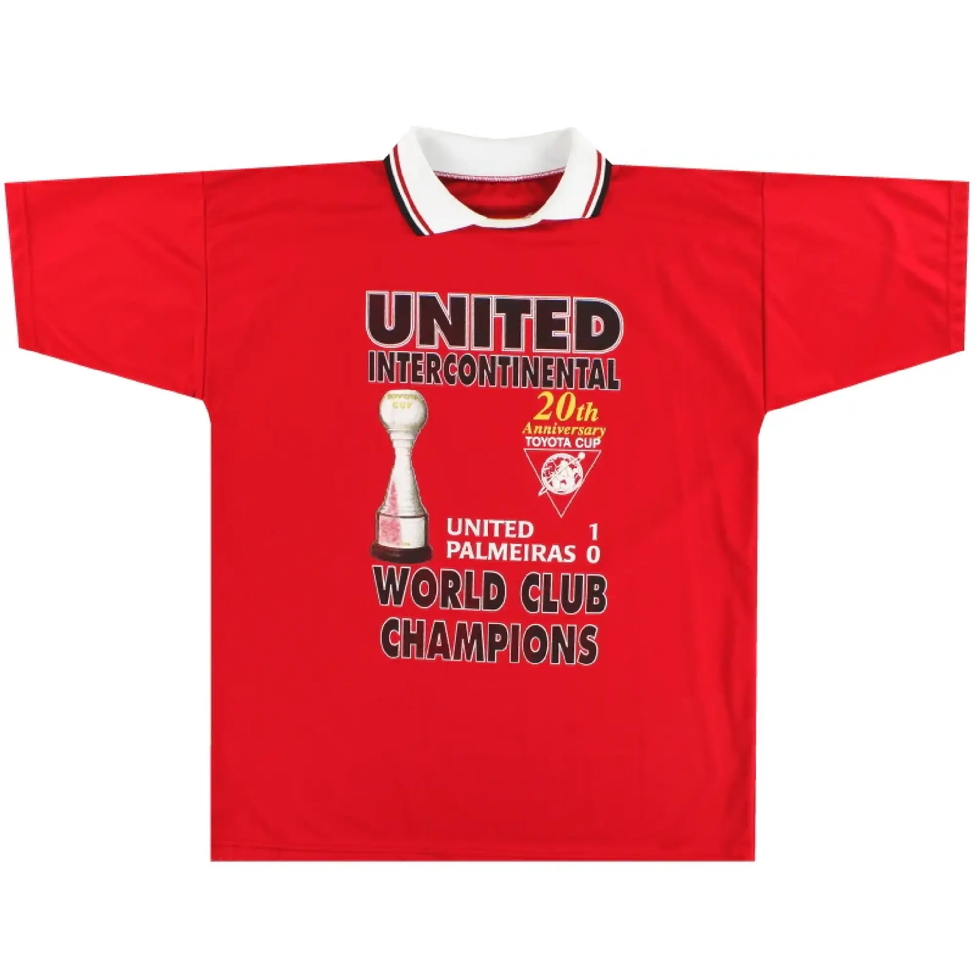 1999 Manchester United Intercontinental Cup Shirt XL - Manchester United / Excellent / XL