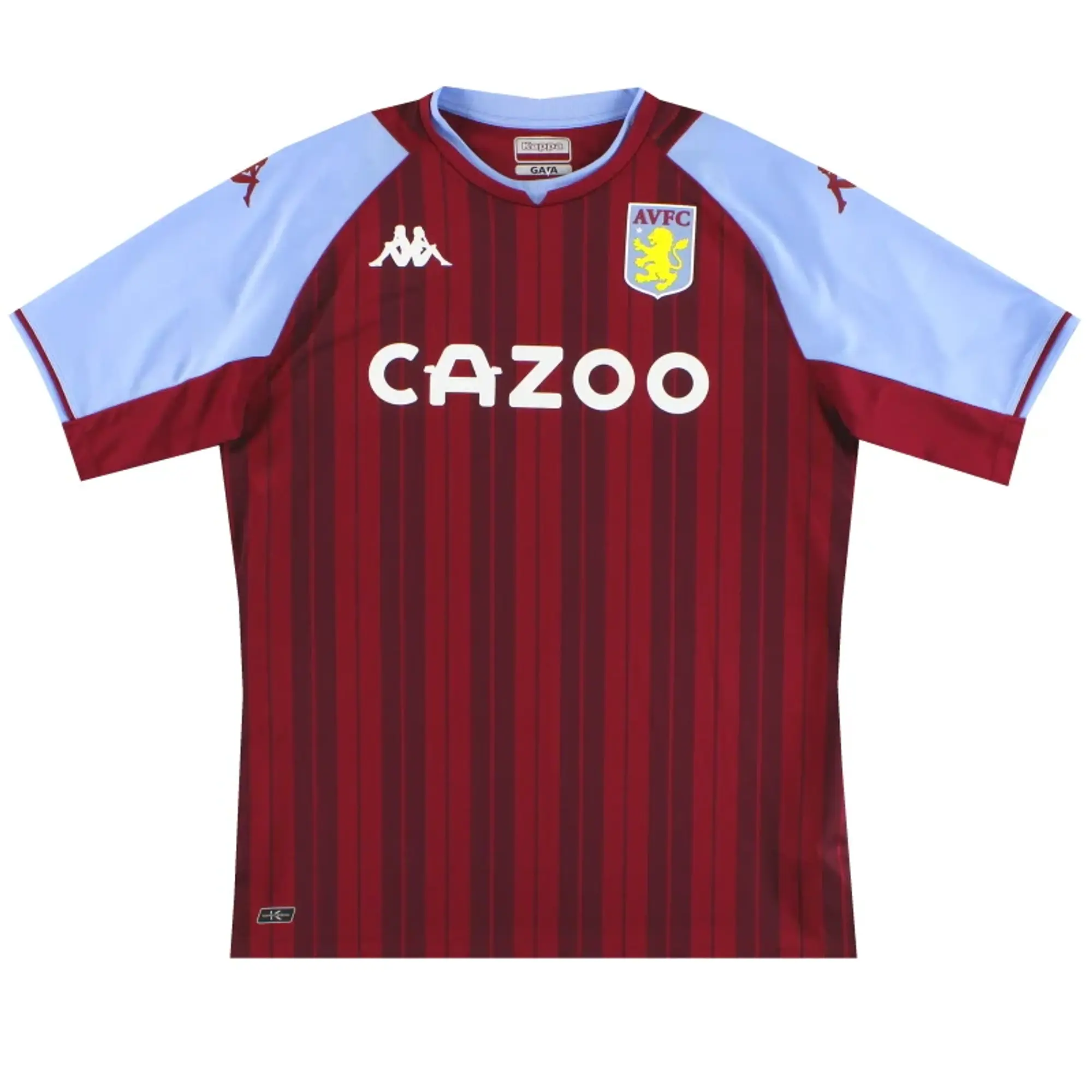 2021-22 Aston Villa Kappa Kombat Home Shirt XL - Aston Villa / Excellent / XL
