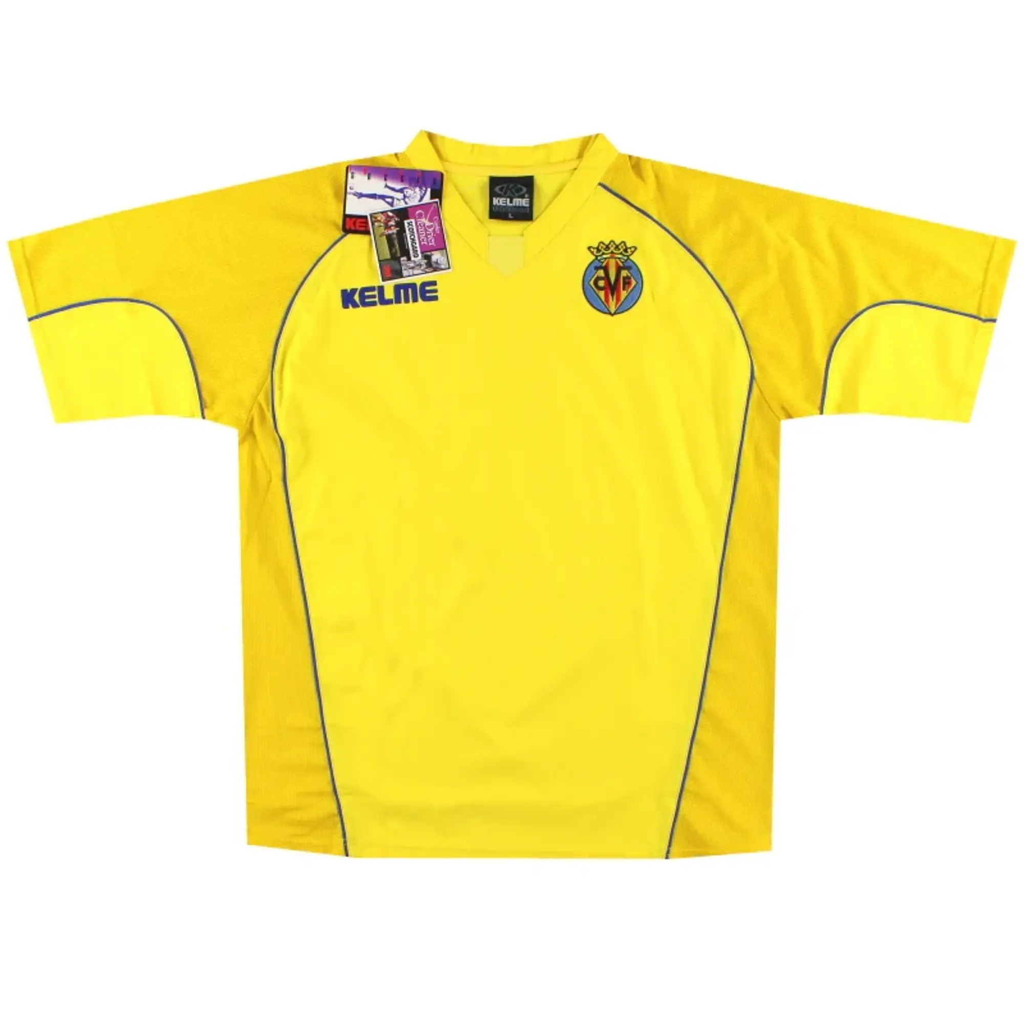 2003-04 Villarreal Kelme Home Shirt *BNIB* L - Other Spanish Clubs / BNIB / Large