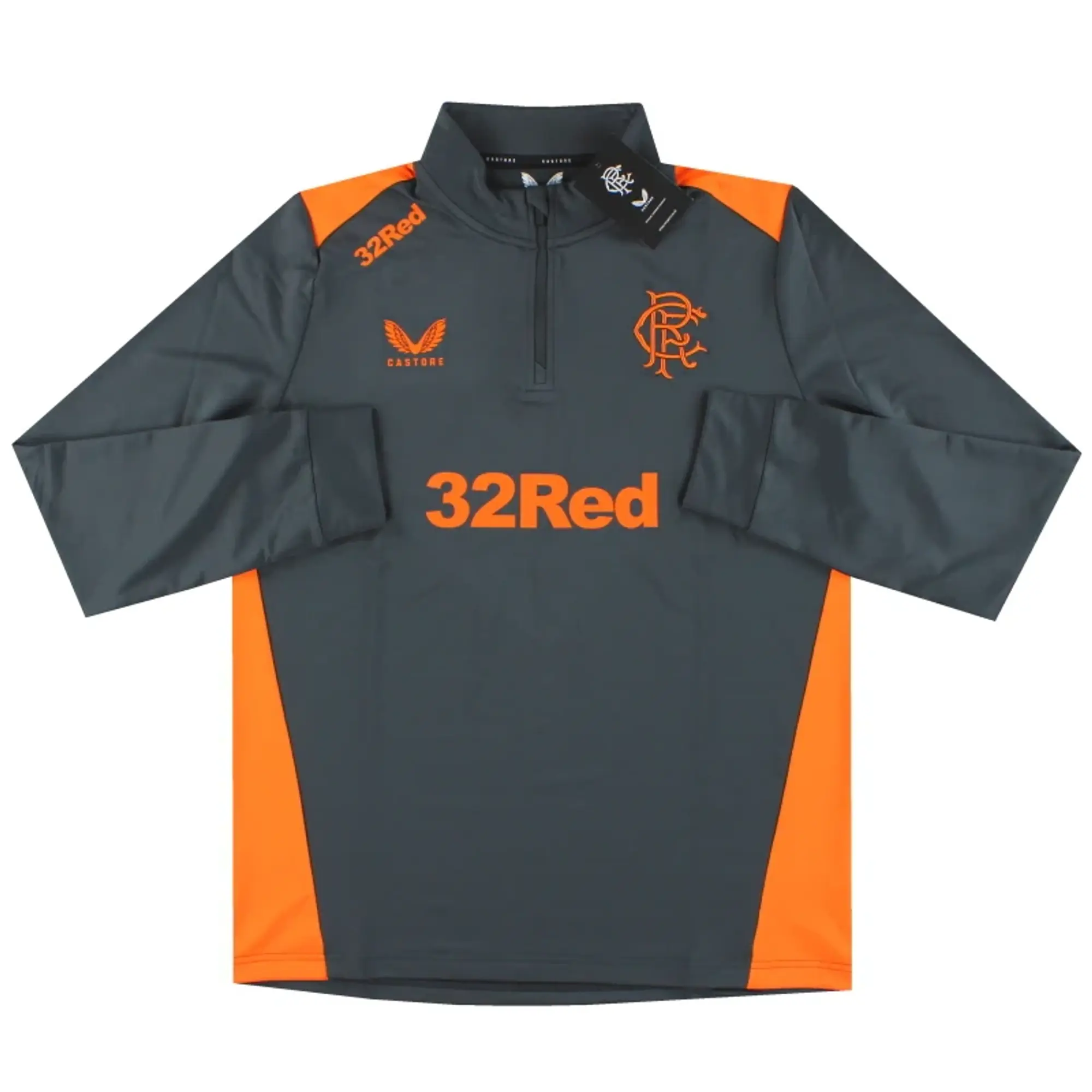 2023-24 Rangers Castore Coaches 1/4 Zip Training Top *BNIB* - Rangers / BNIB / Large